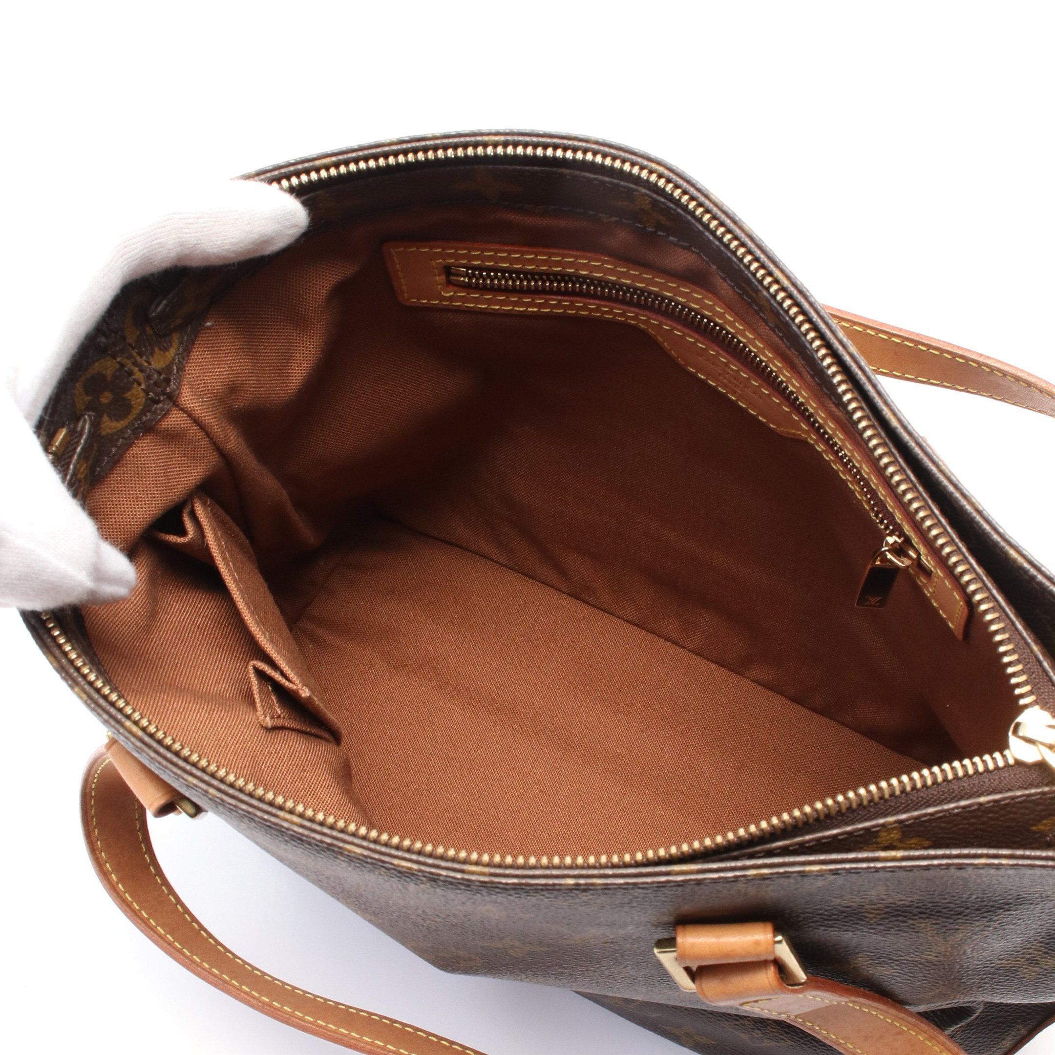 Louis Vuitton Louis Vuitton Cabas Piano Monogram Shoulder Bag Leather Brown Size ONE SIZE - 3 Thumbnail
