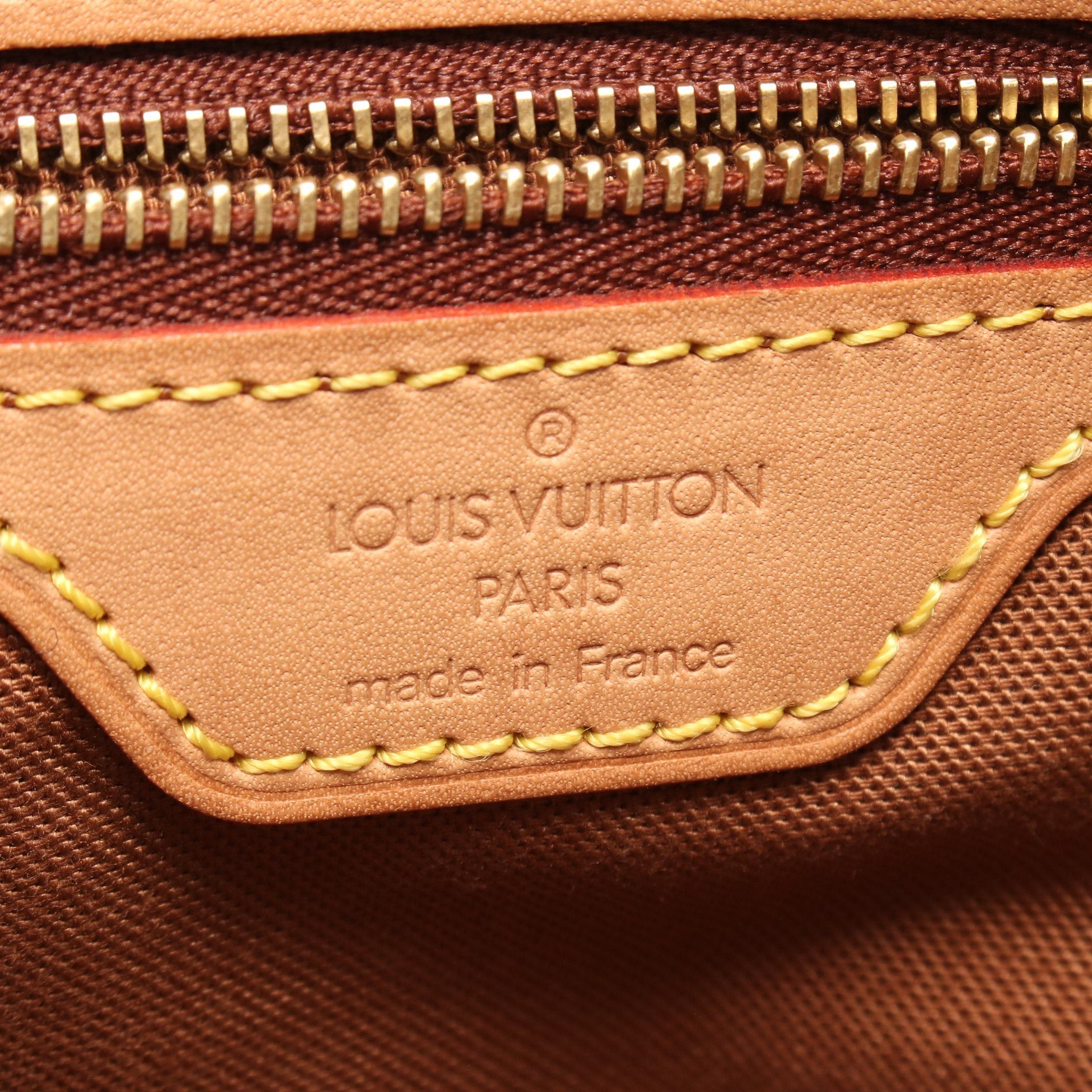 Louis Vuitton Louis Vuitton Cabas Piano Monogram Shoulder Bag Leather Brown Size ONE SIZE - 4 Thumbnail