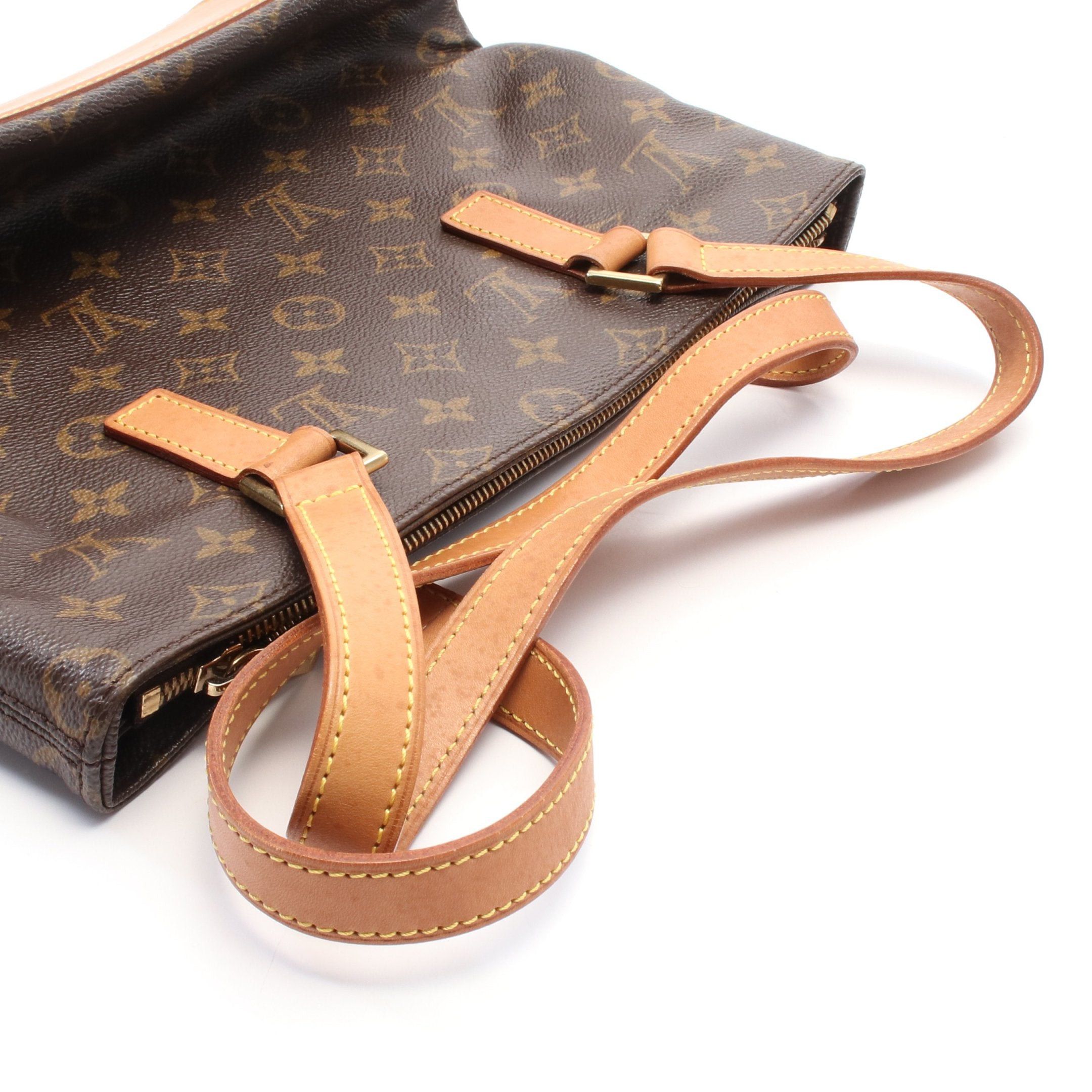 Louis Vuitton Louis Vuitton Cabas Piano Monogram Shoulder Bag Leather Brown Size ONE SIZE - 7 Thumbnail