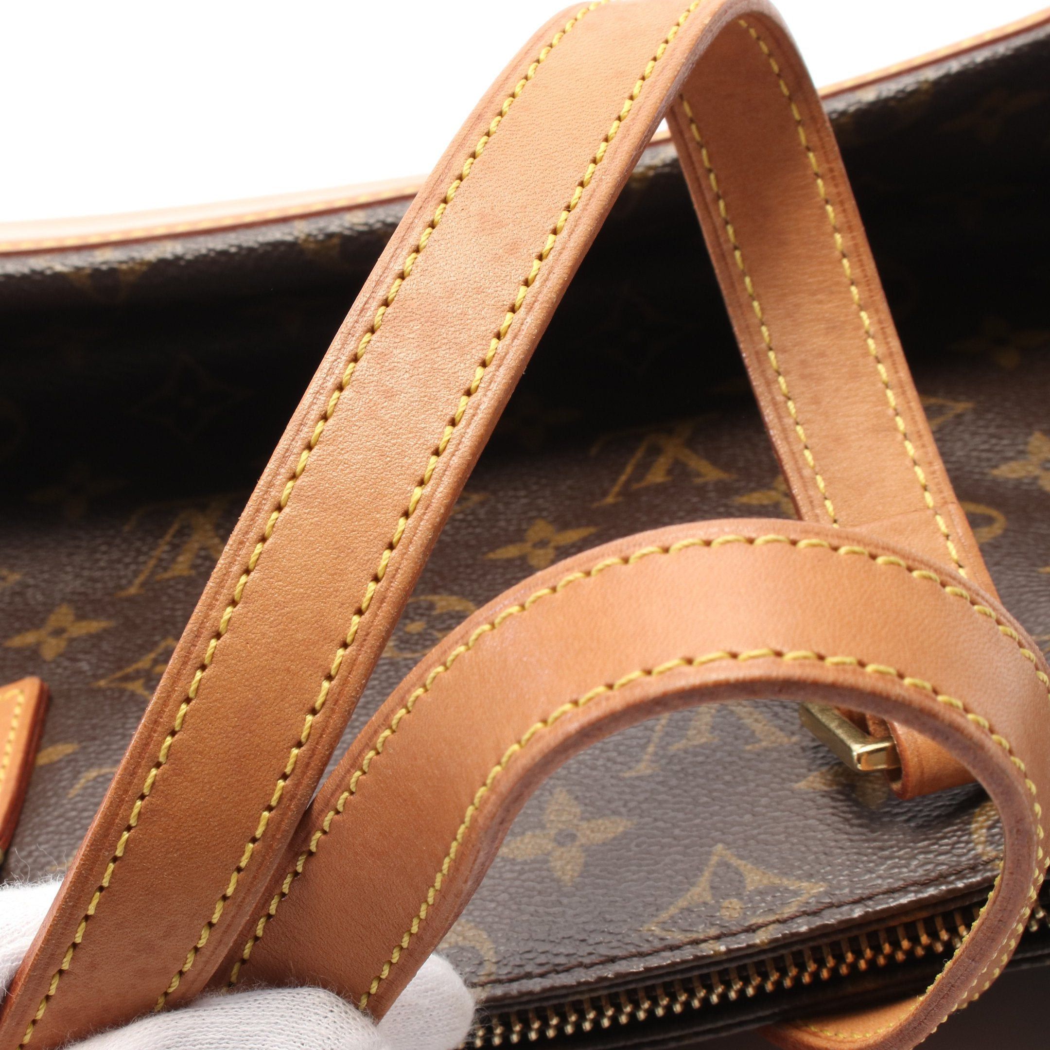 Louis Vuitton Louis Vuitton Cabas Piano Monogram Shoulder Bag Leather Brown Size ONE SIZE - 10 Thumbnail
