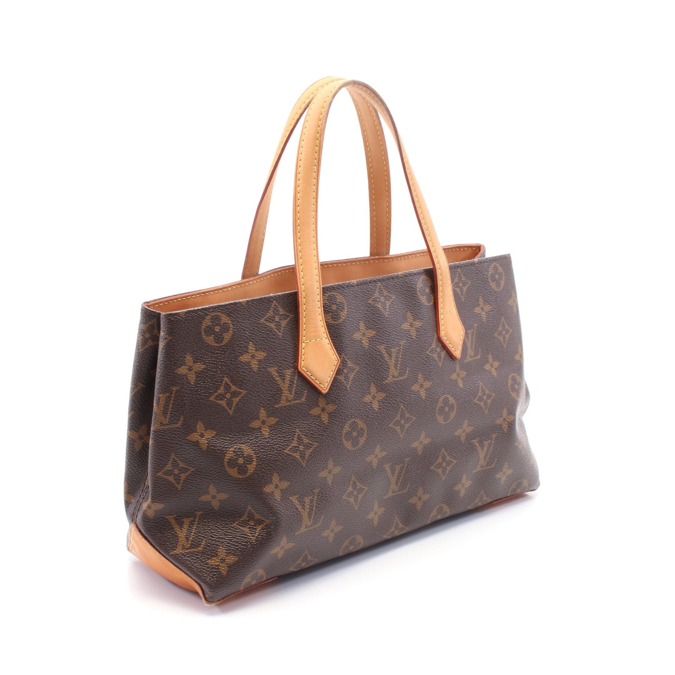 Louis Vuitton Louis Vuitton Wilshire Pm Monogram Handbag Leather Brown Size ONE SIZE - 2 Thumbnail