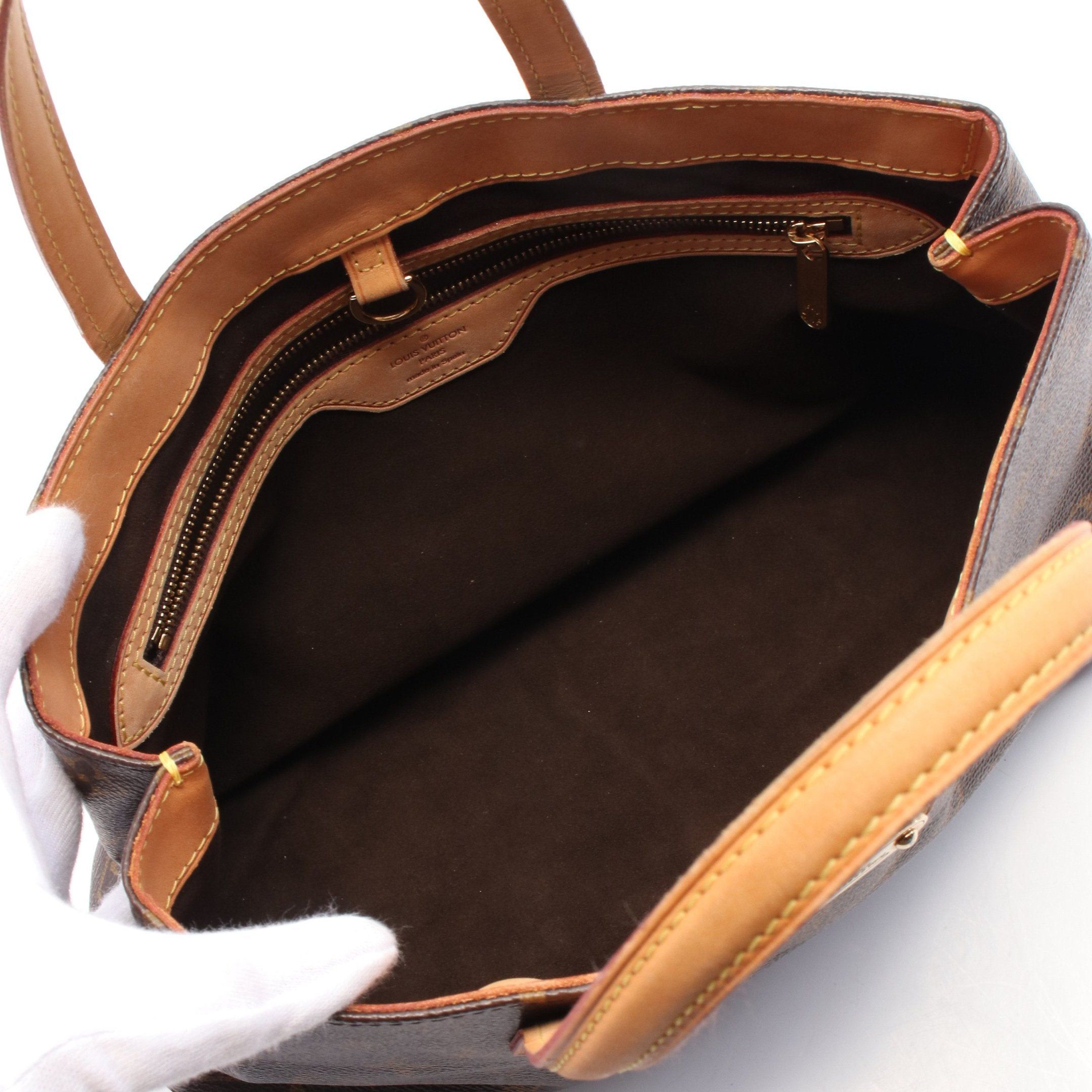 Louis Vuitton Louis Vuitton Wilshire Pm Monogram Handbag Leather Brown Size ONE SIZE - 3 Thumbnail