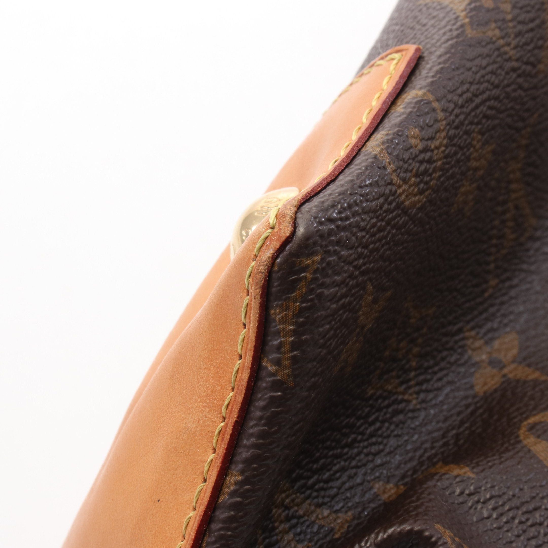 Louis Vuitton Louis Vuitton Wilshire Pm Monogram Handbag Leather Brown Size ONE SIZE - 9 Thumbnail