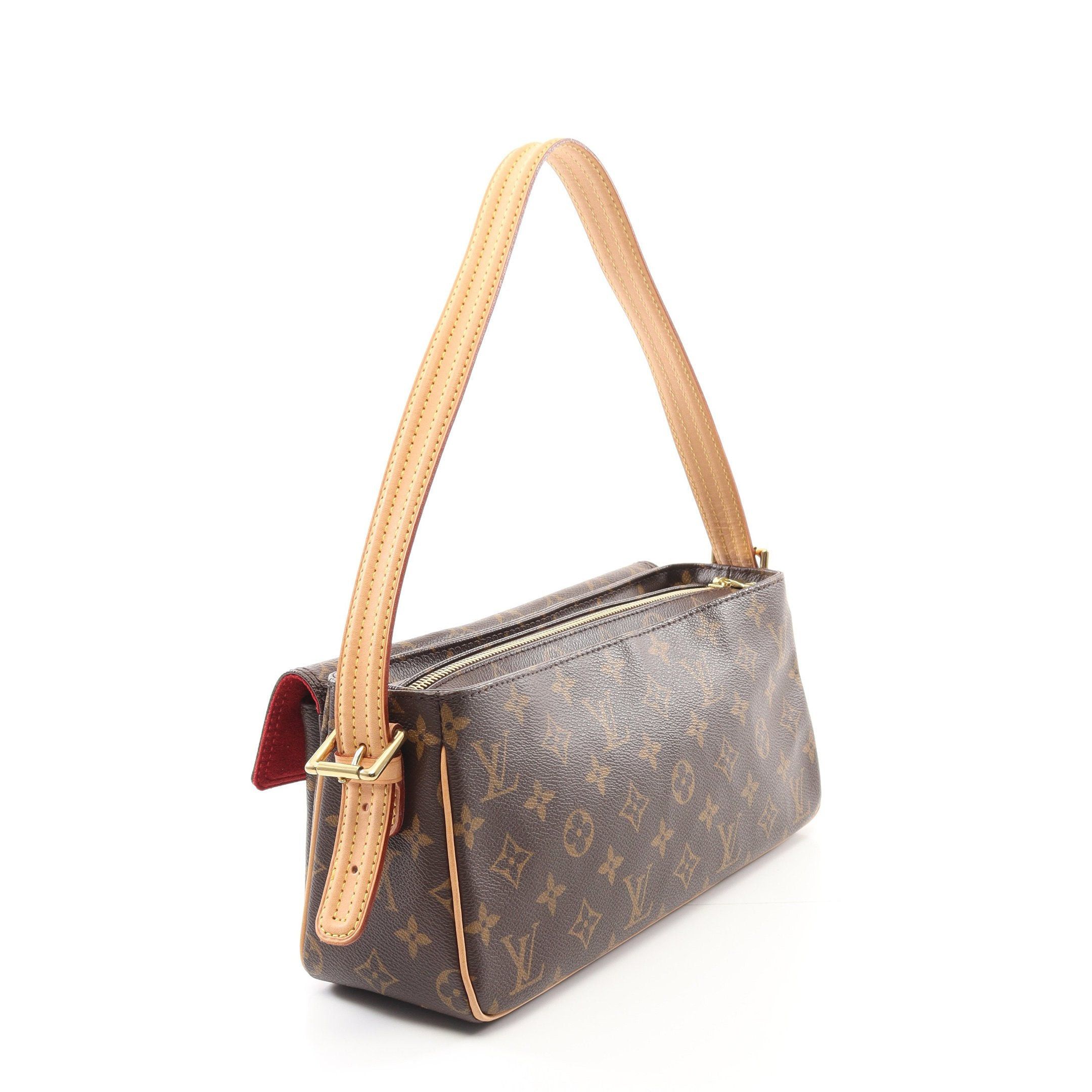 Louis Vuitton Louis Vuitton Vivacite Mm Monogram Shoulder Bag Leather Brown Size ONE SIZE - 2 Thumbnail