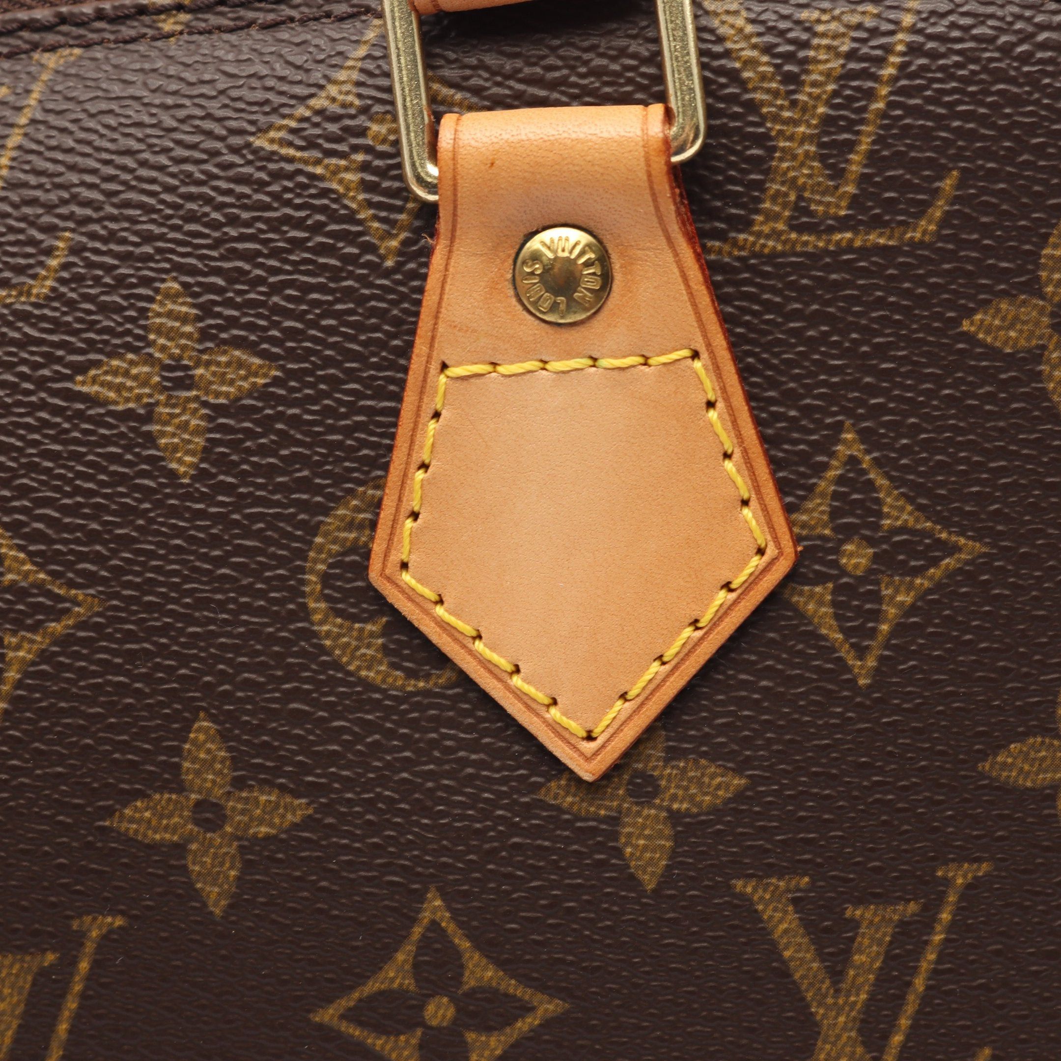 Louis Vuitton Louis Vuitton Alma Pm Monogram Handbag Leather Brown Size ONE SIZE - 11 Thumbnail