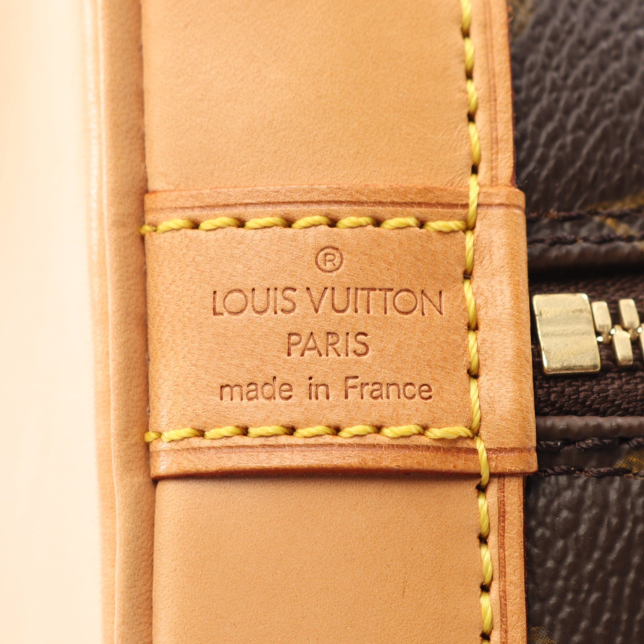 Louis Vuitton Louis Vuitton Alma Pm Monogram Handbag Leather Brown Size ONE SIZE - 4 Thumbnail
