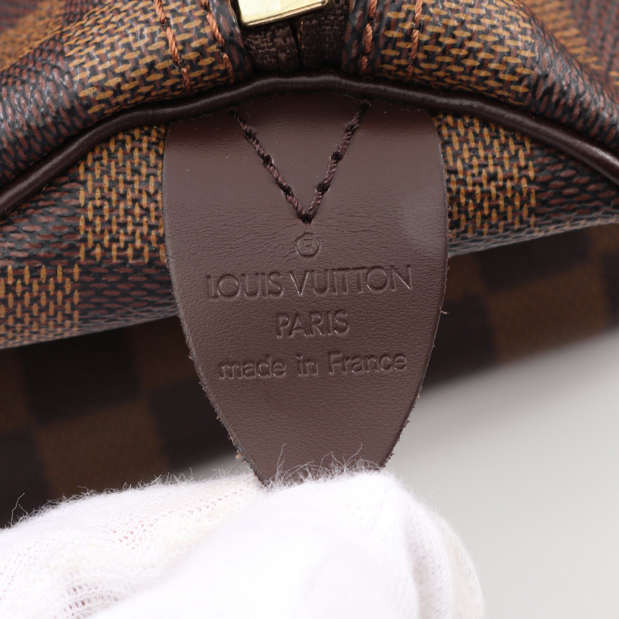 Louis Vuitton Louis Vuitton Keepall 50 Damier Ebene Boston Bag Leather Brown Size ONE SIZE - 4 Thumbnail