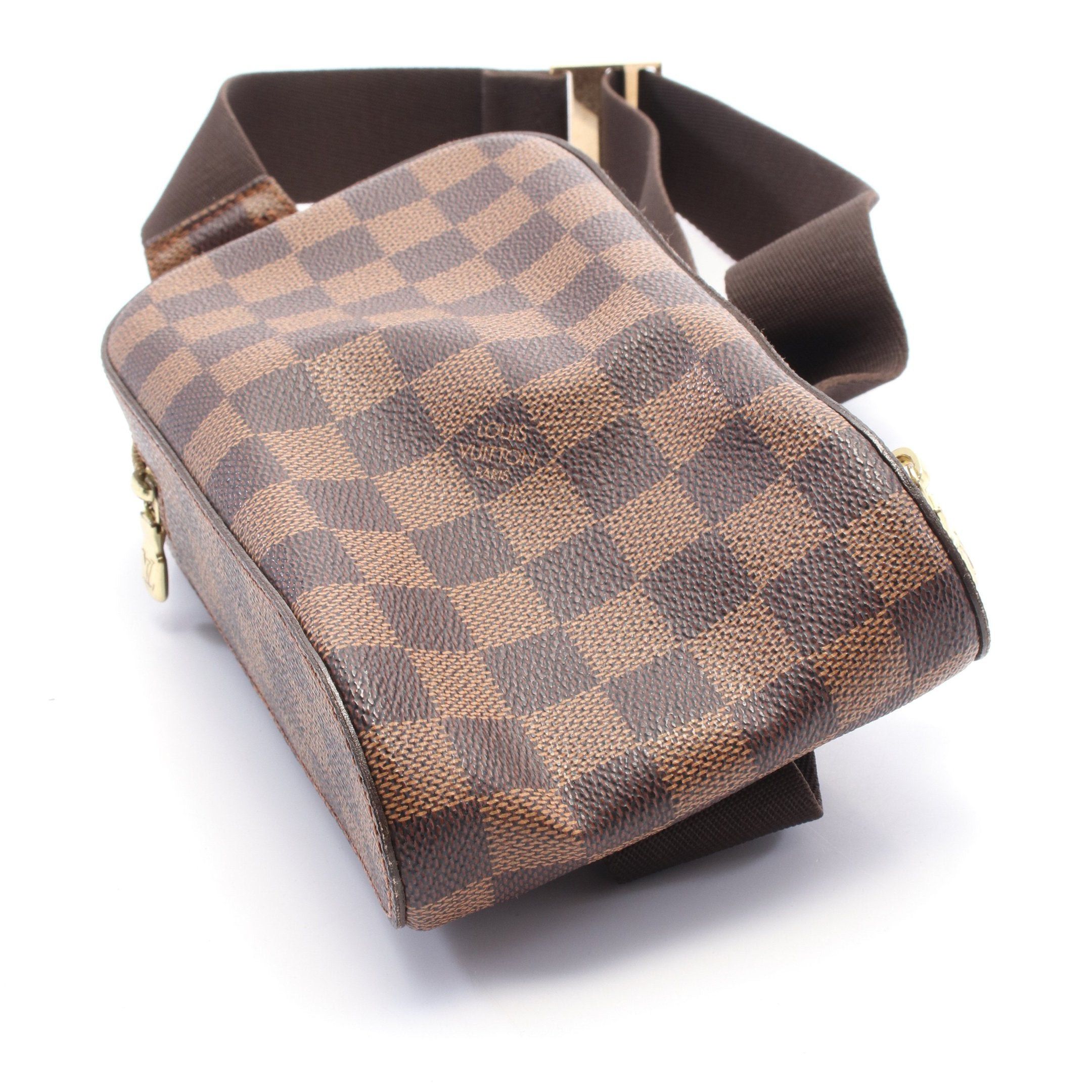 Louis Vuitton Louis Vuitton Geronimos Damier Ebene Body Bag Brown Size ONE SIZE - 6 Thumbnail