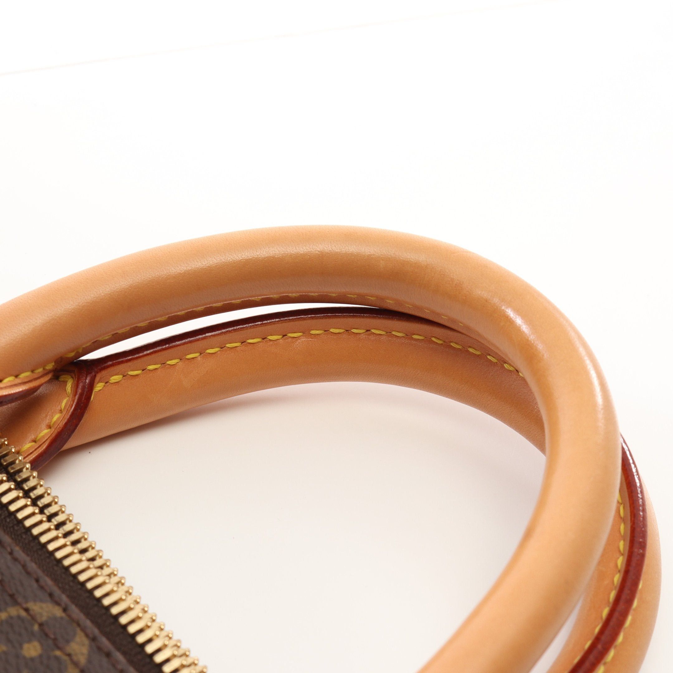 Louis Vuitton Louis Vuitton Keepall 45 Monogram Boston Bag Leather Brown Size ONE SIZE - 8 Thumbnail