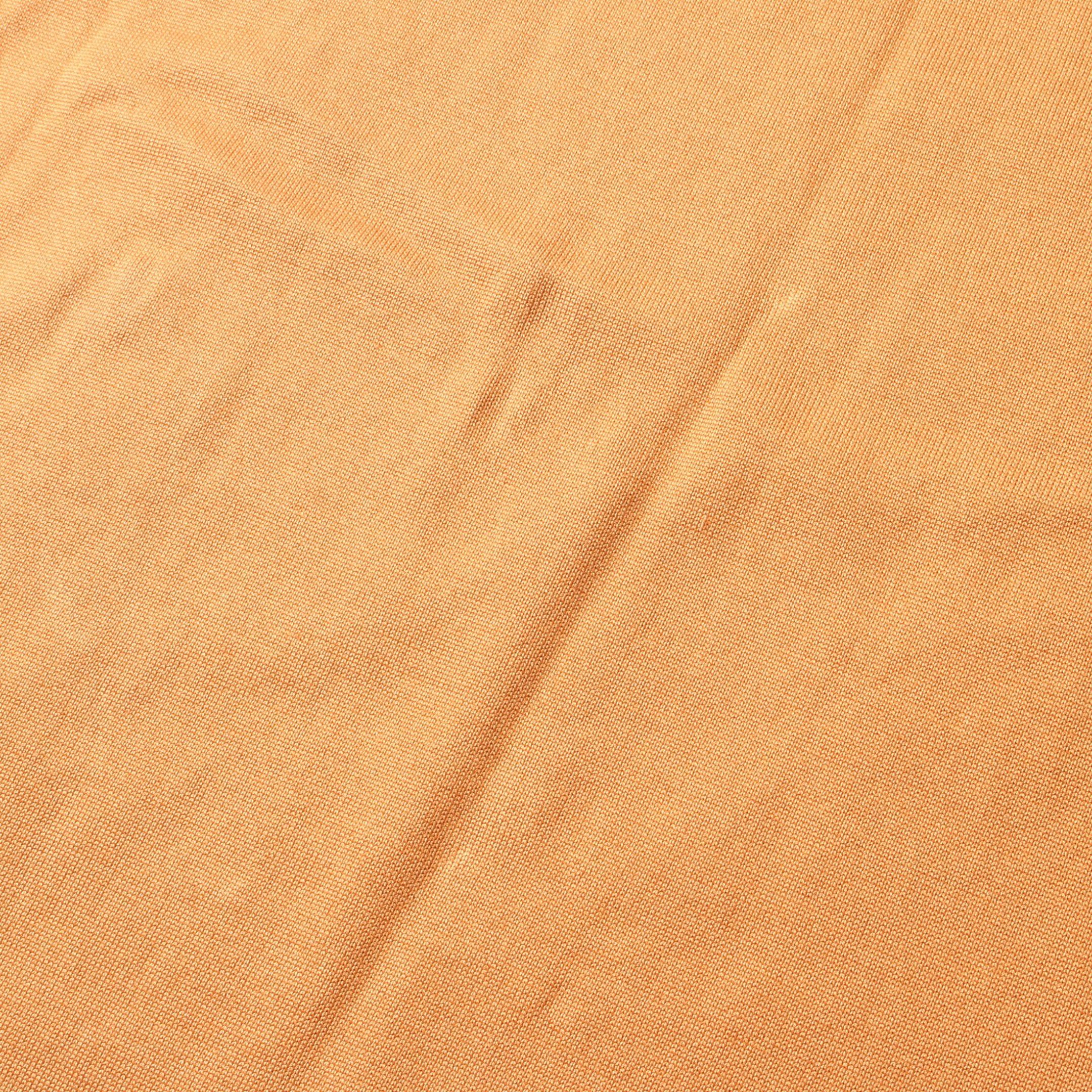 Hermes Hermes H Logo Knit Dress No Sleeve Silk Orange Brown Size ONE SIZE - 6 Thumbnail