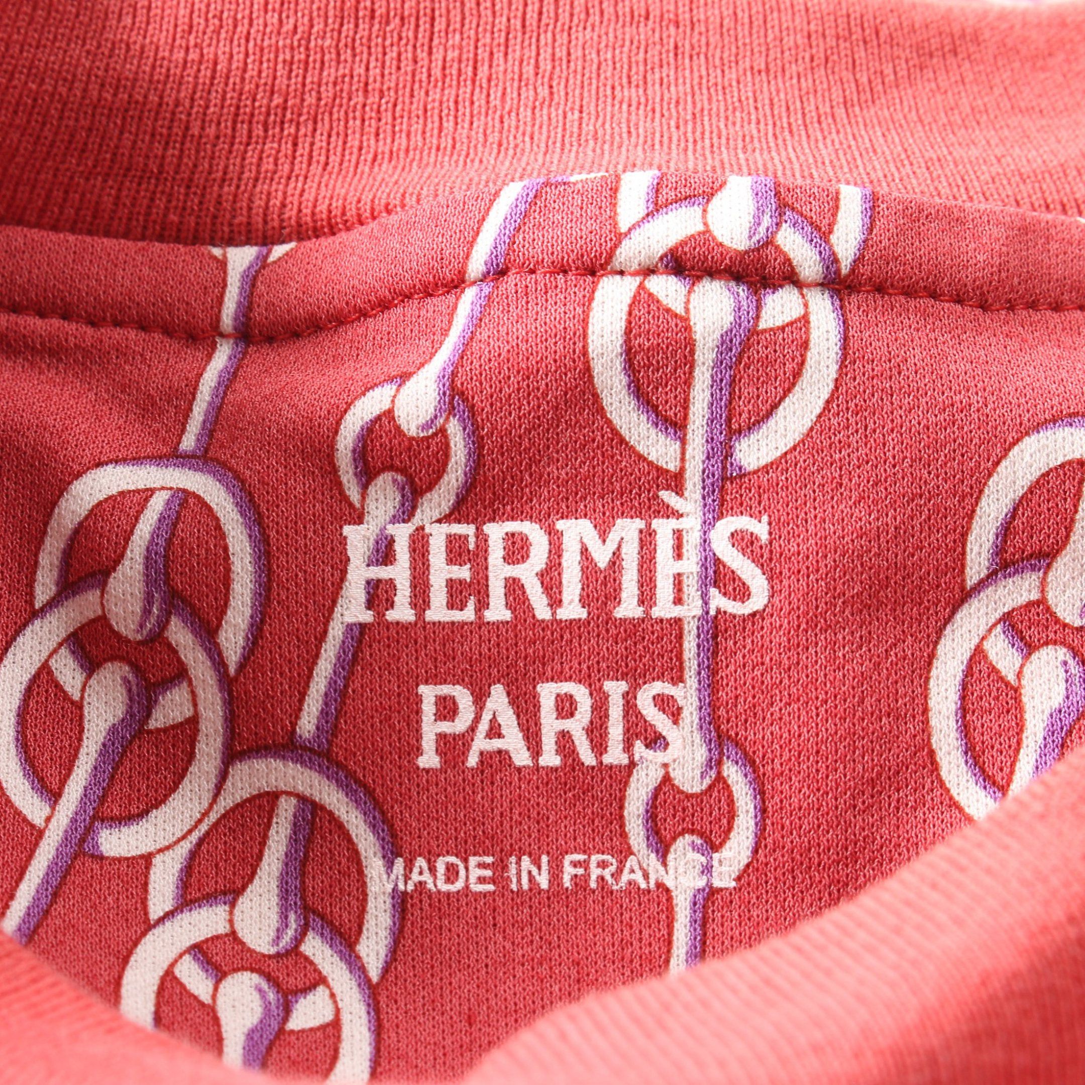 Hermes Hermes Cliquetis One Piece Cotton Pink Brown White Size ONE SIZE - 3 Thumbnail
