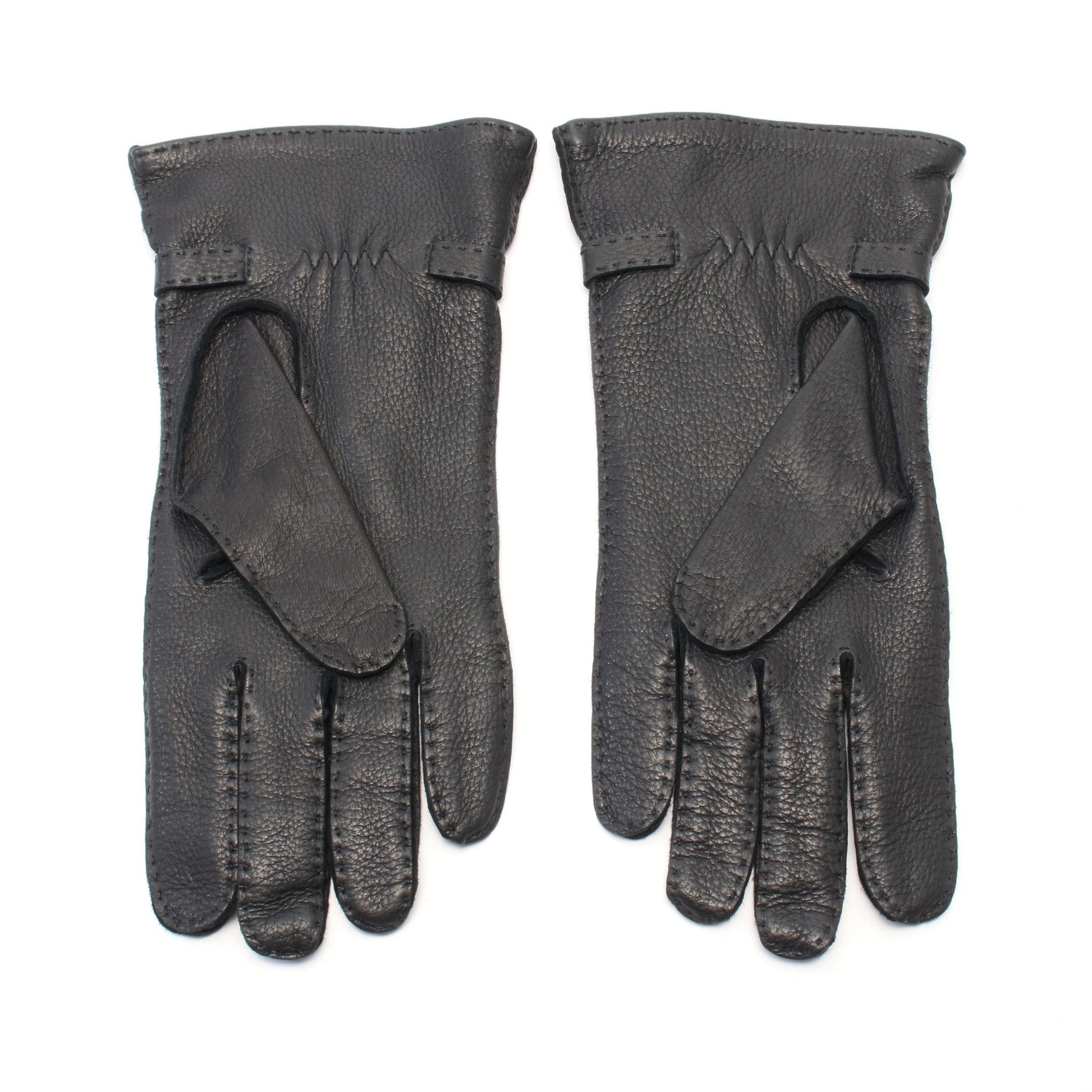 Hermes Hermes Gloves Glove Leather Black Size ONE SIZE - 2 Thumbnail