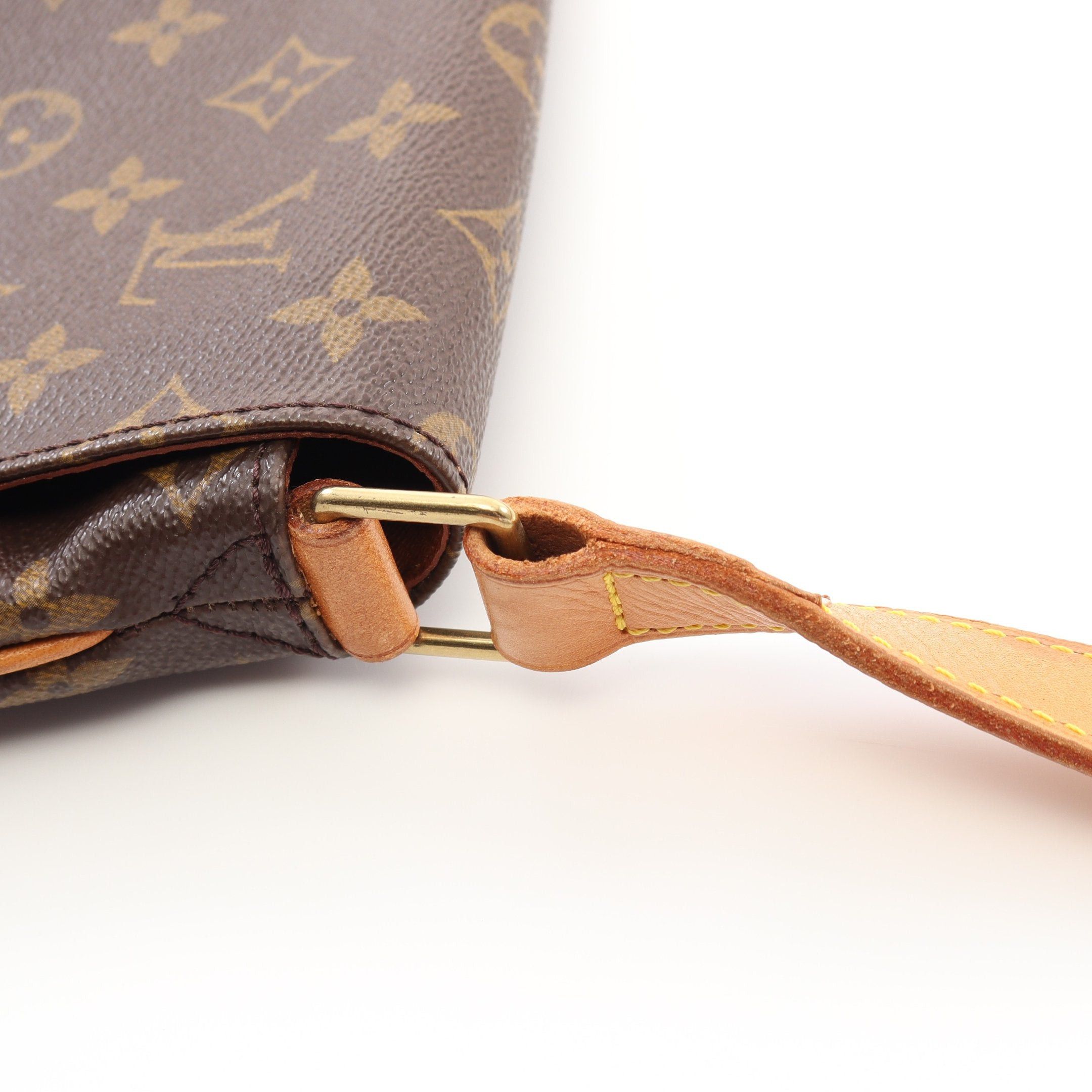 Louis Vuitton Louis Vuitton Musette Monogram Shoulder Bag Leather Brown Size ONE SIZE - 8 Thumbnail