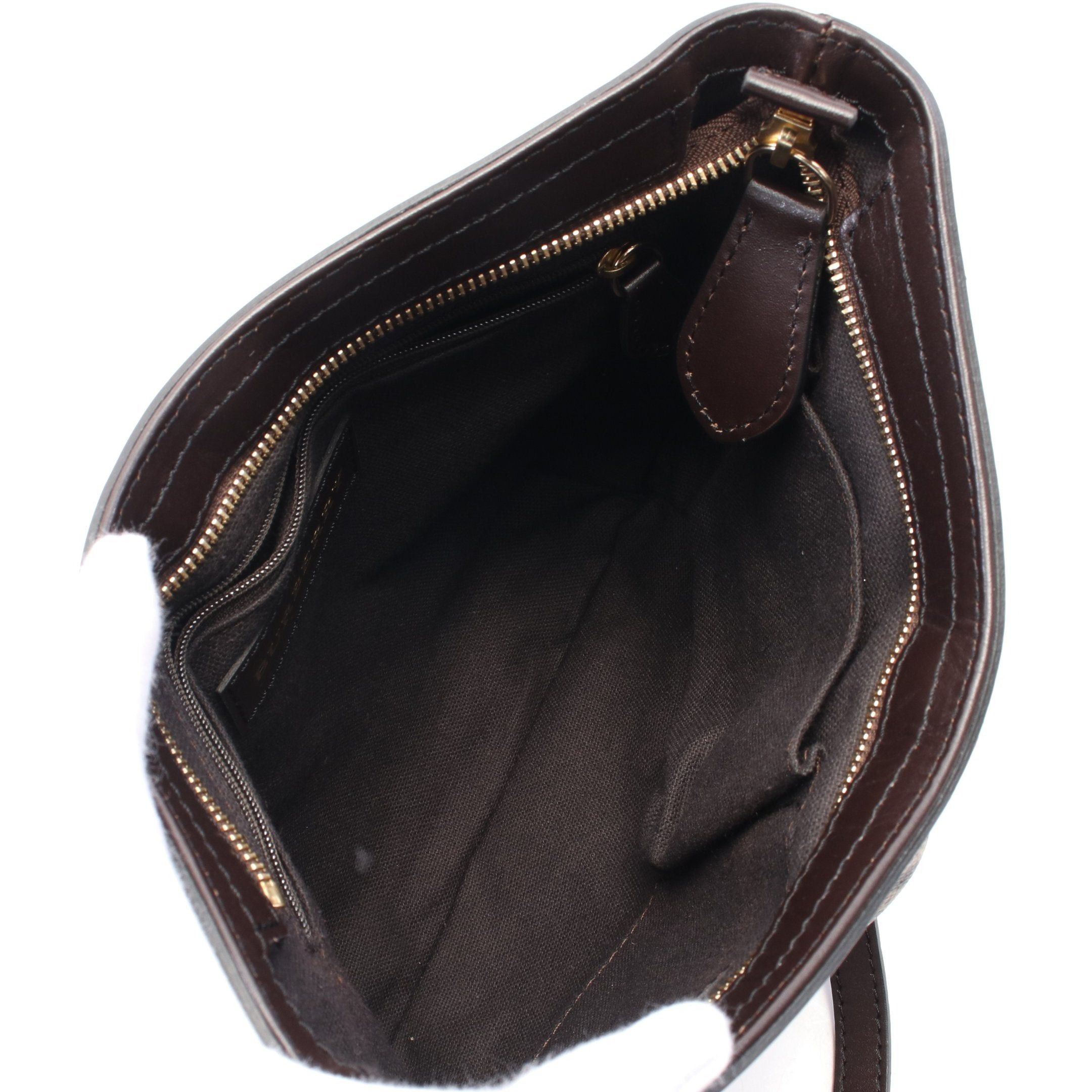 Burberry Burberry Shoulder Bag Leather Beige Multicolor Dark Brown Size ONE SIZE - 3 Thumbnail