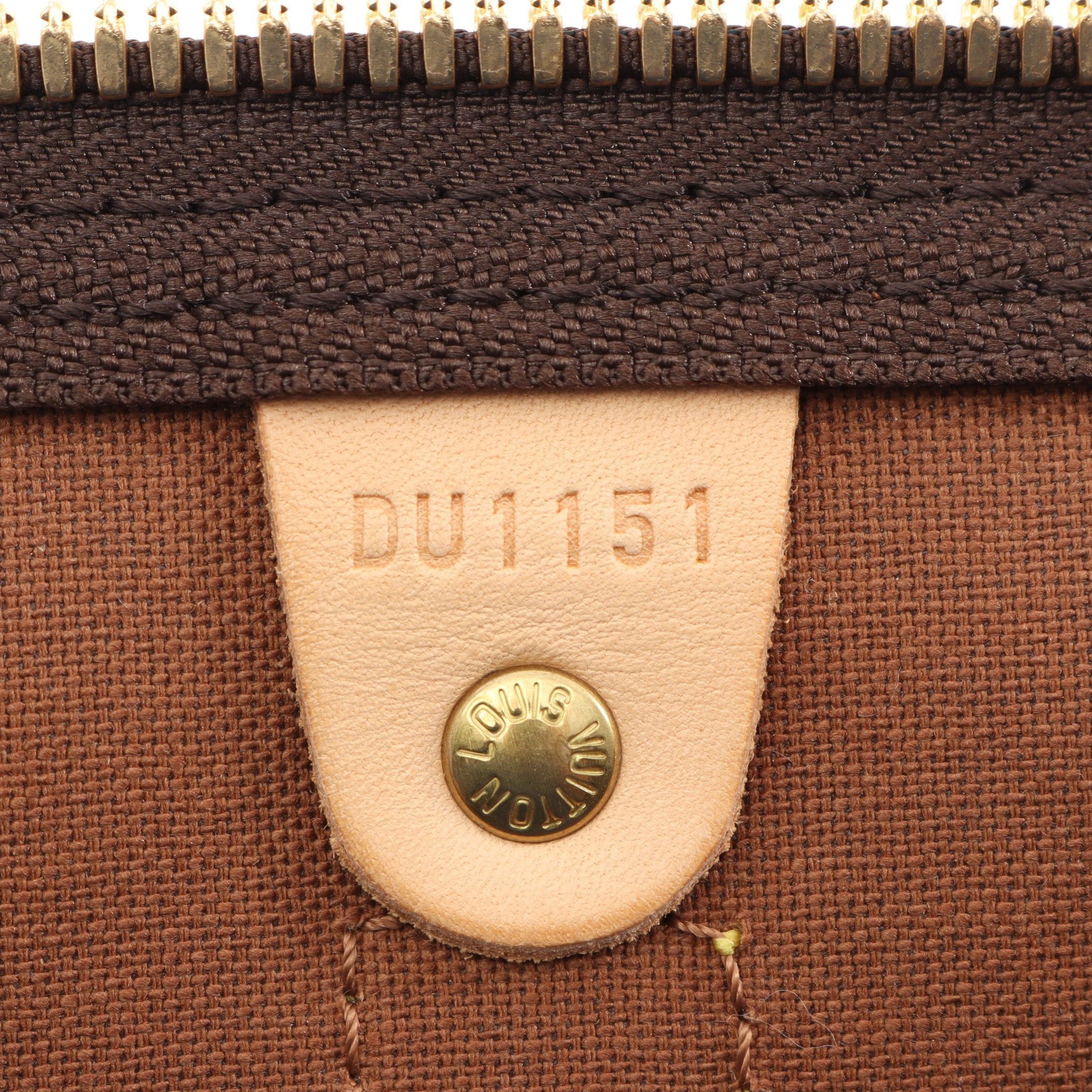 Louis Vuitton Louis Vuitton Keepall 55 Monogram Boston Bag Leather Brown Size ONE SIZE - 5 Thumbnail