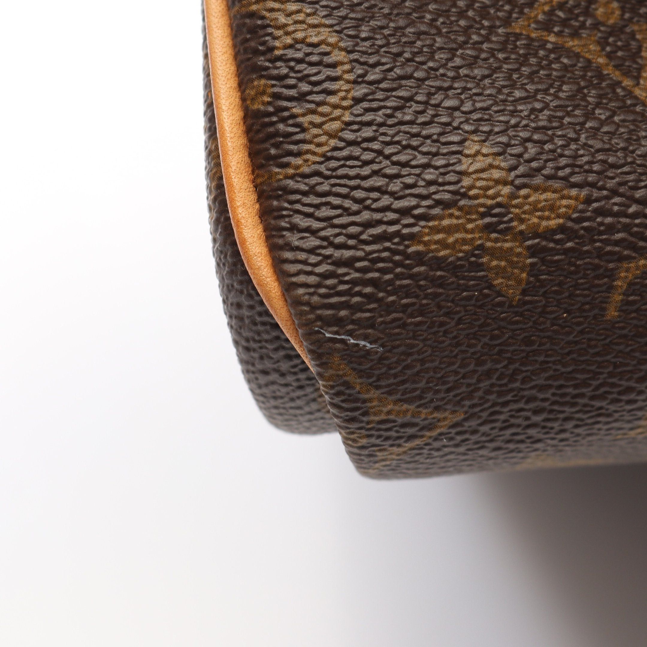 Louis Vuitton Louis Vuitton Keepall 55 Monogram Boston Bag Leather Brown Size ONE SIZE - 9 Thumbnail