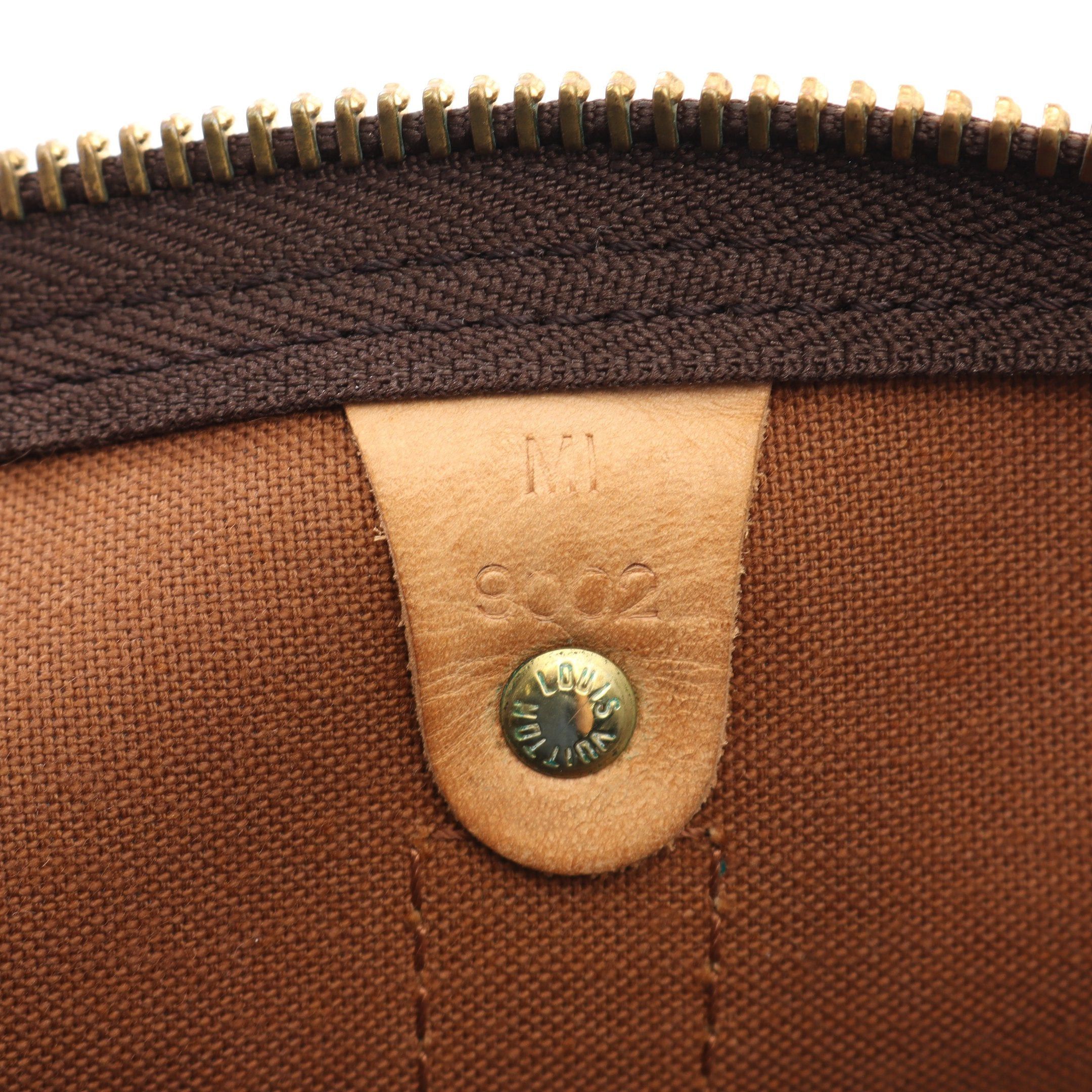 Louis Vuitton Louis Vuitton Keepall 60 Monogram Boston Bag Leather Brown Size ONE SIZE - 5 Thumbnail