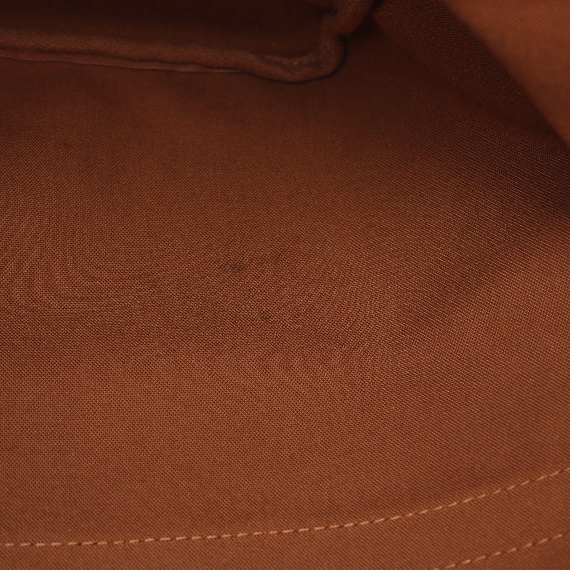 Louis Vuitton Louis Vuitton Keepall 50 Monogram Boston Bag Leather Brown Size ONE SIZE - 6 Thumbnail
