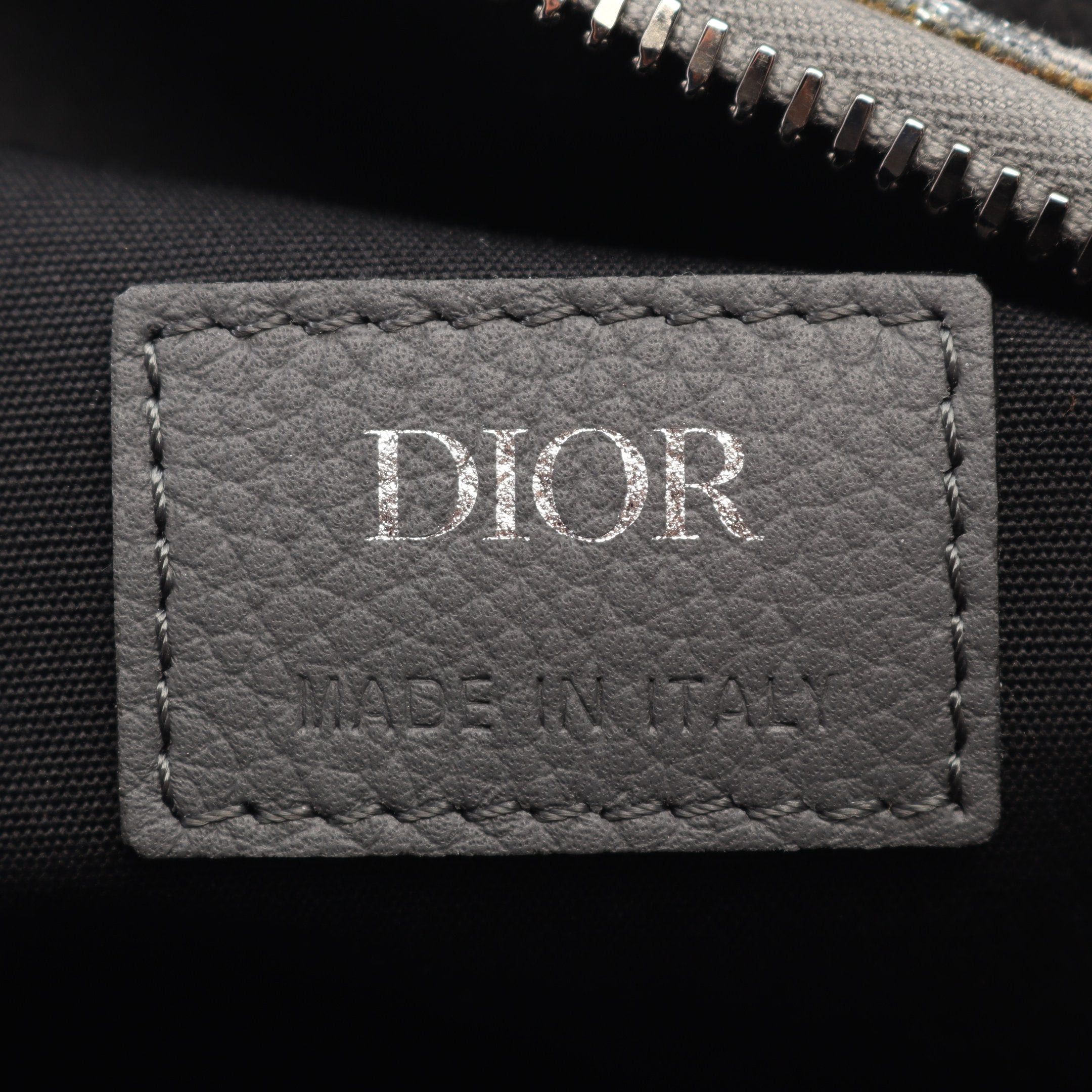 Dior Dior Lingot26 Rango Oblique Handbag Canvas Leather Gray Silver Size ONE SIZE - 4 Thumbnail