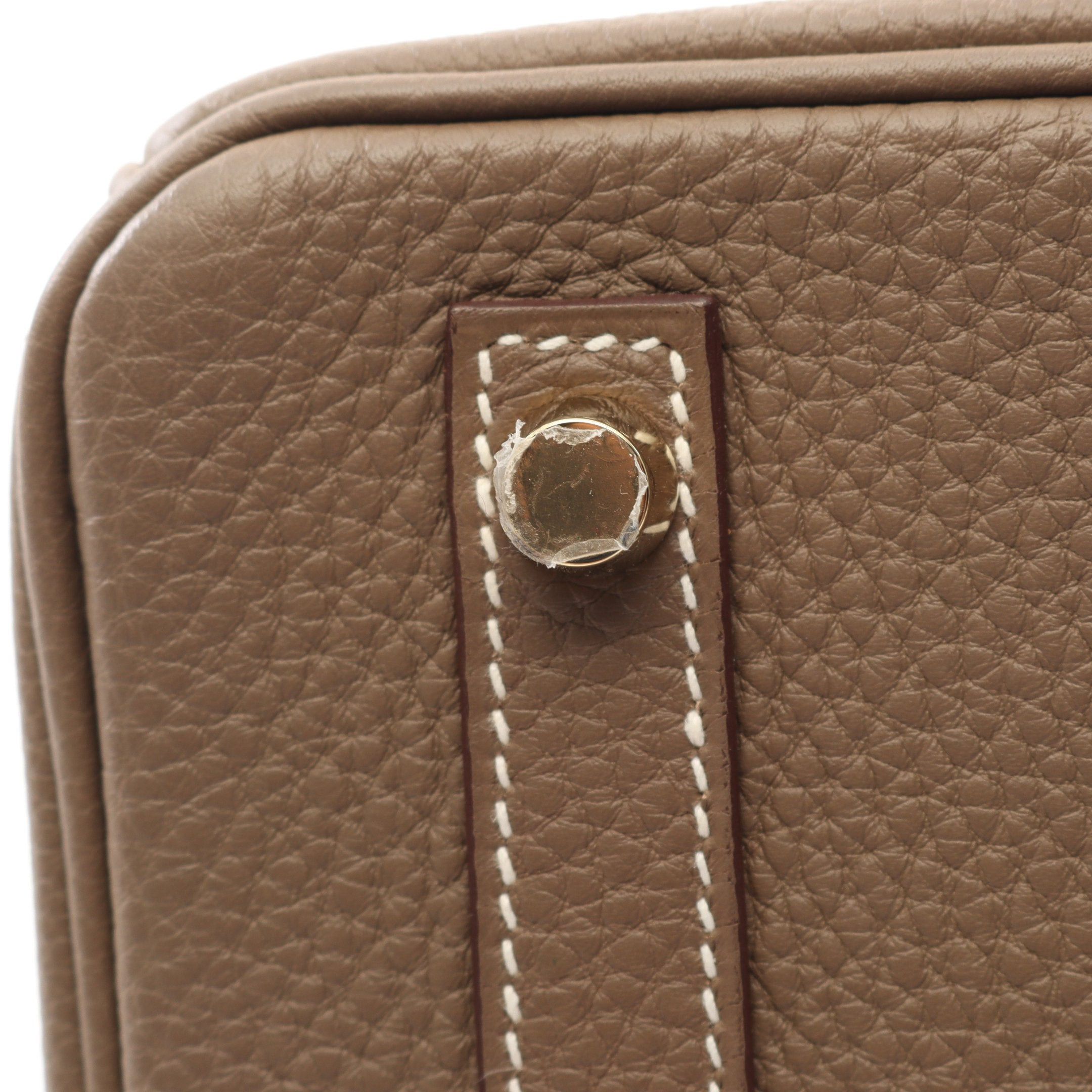 Hermes Hermes Birkin 30 Etoupe Handbag Togo Gray Beige Gold Hardware A Stamp Size ONE SIZE - 8 Thumbnail