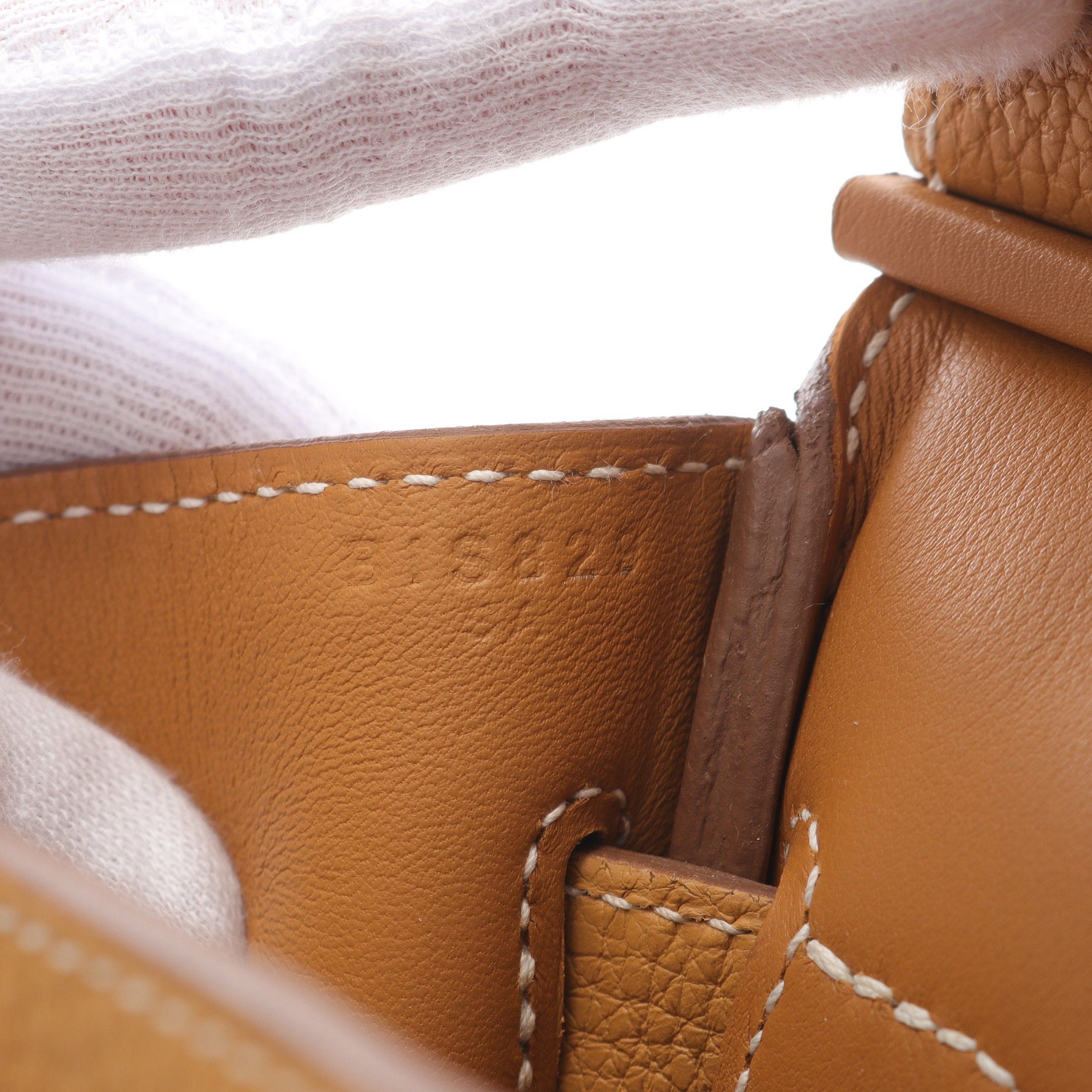 Hermes Hermes Kelly Akkad Pm Natural Sable Body Bag Togo Yellow Brown Silver Hardware B Stamp Size ONE SIZE - 5 Thumbnail