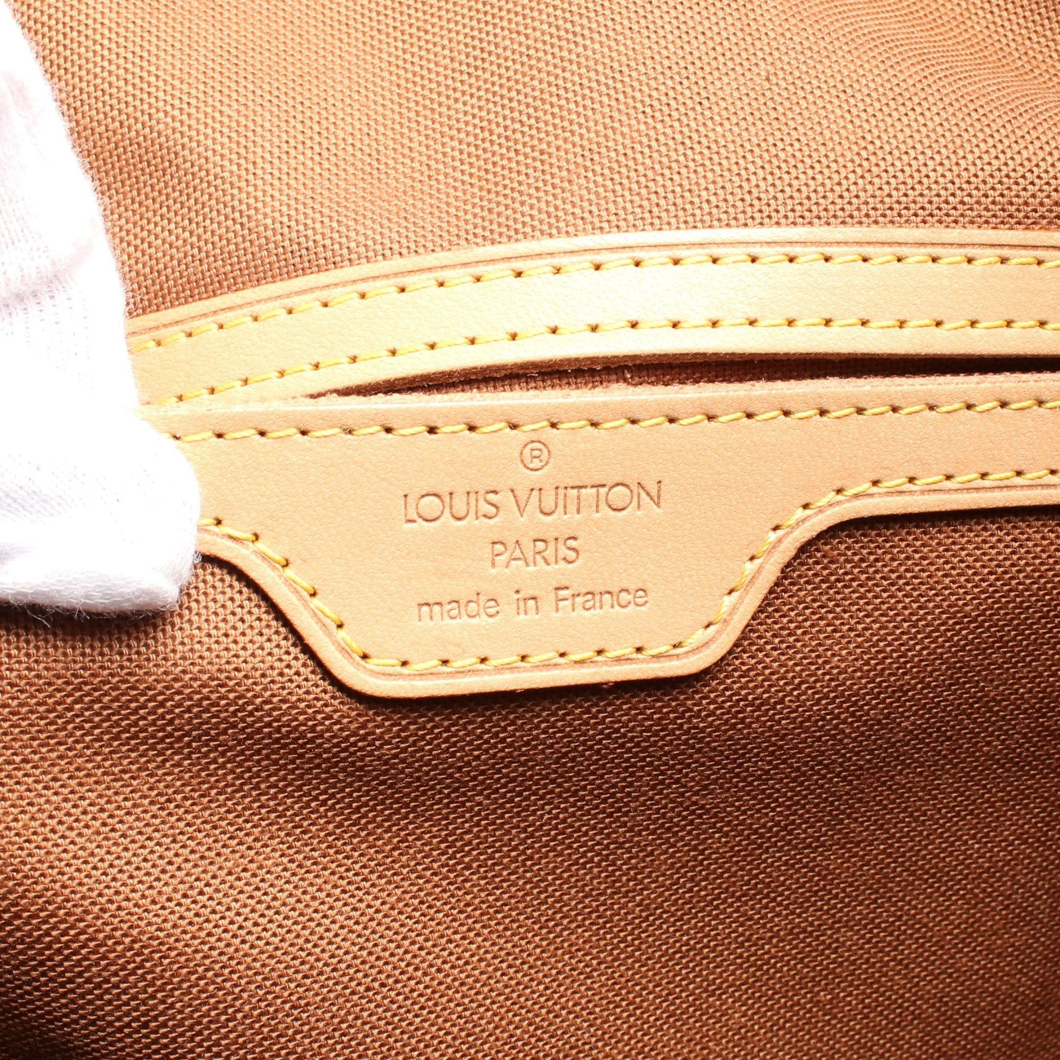 Louis Vuitton Louis Vuitton Montsouris Gm Monogram Backpack Rucksack Leather Brown Size ONE SIZE - 4 Thumbnail