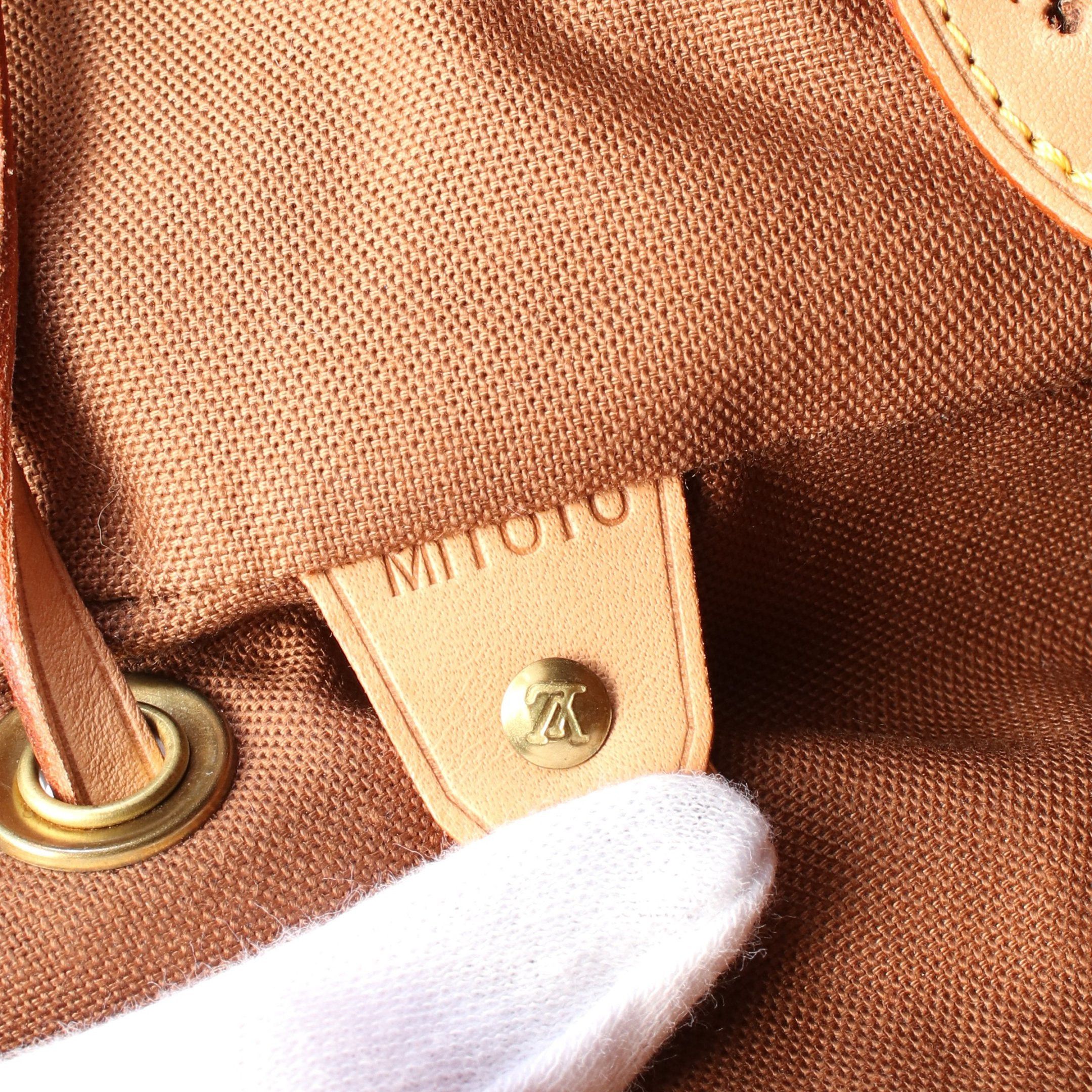 Louis Vuitton Louis Vuitton Montsouris Gm Monogram Backpack Rucksack Leather Brown Size ONE SIZE - 5 Thumbnail