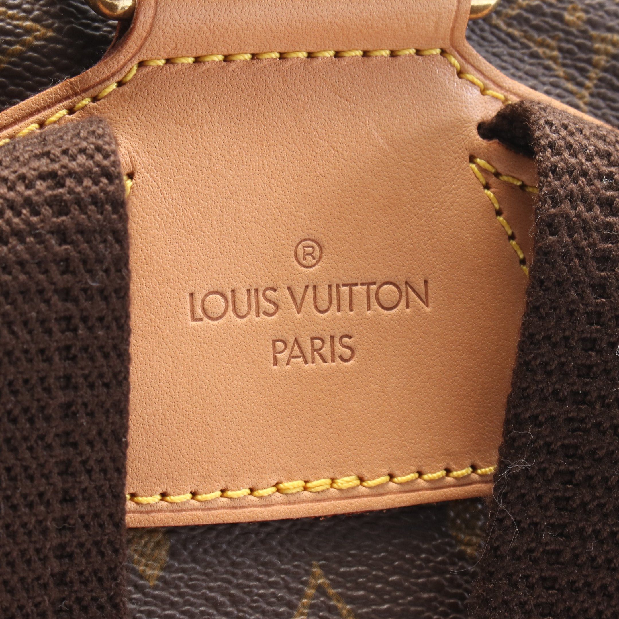 Louis Vuitton Louis Vuitton Montsouris Gm Monogram Backpack Rucksack Leather Brown Size ONE SIZE - 10 Thumbnail