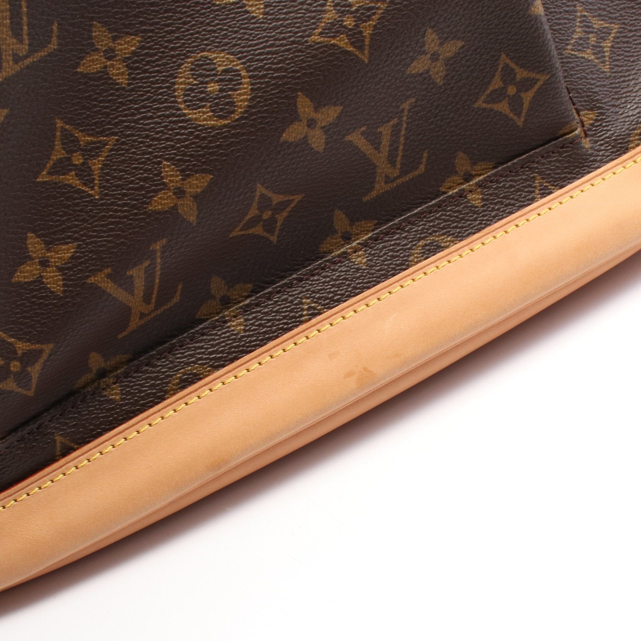 Louis Vuitton Louis Vuitton Montsouris Gm Monogram Backpack Rucksack Leather Brown Size ONE SIZE - 6 Thumbnail