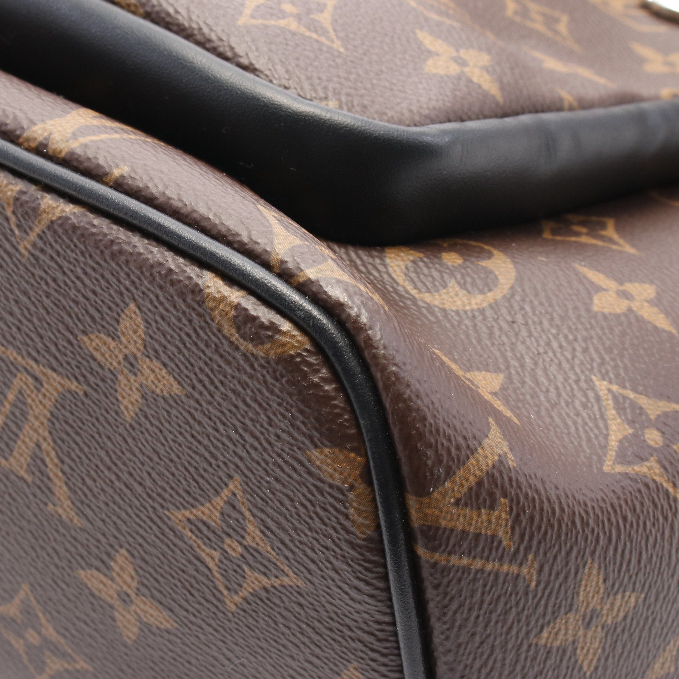 Louis Vuitton Louis Vuitton Josh Nv Monogram Macassar Backpack Rucksack Leather Brown Black Size ONE SIZE - 5 Thumbnail