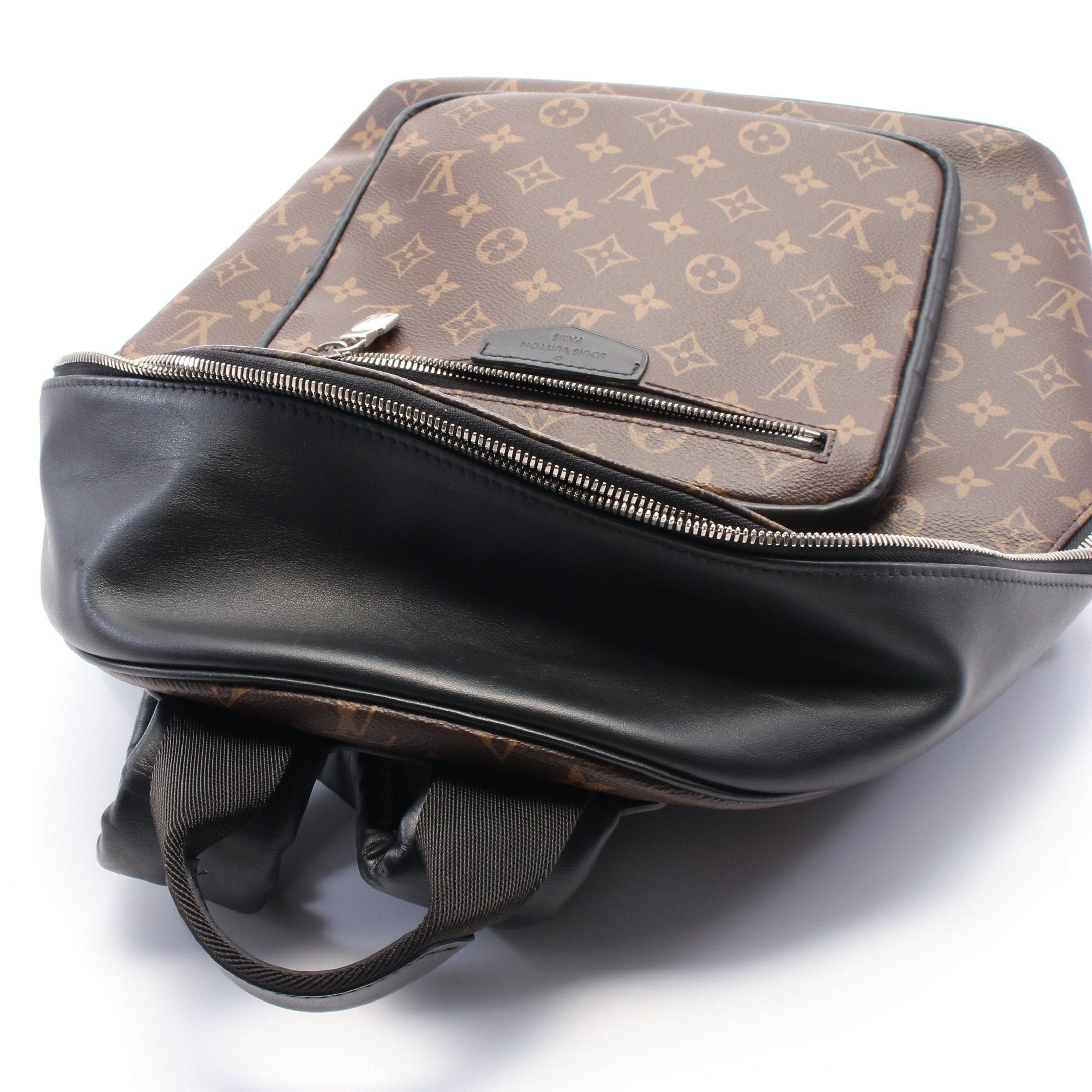 Louis Vuitton Louis Vuitton Josh Nv Monogram Macassar Backpack Rucksack Leather Brown Black Size ONE SIZE - 6 Thumbnail