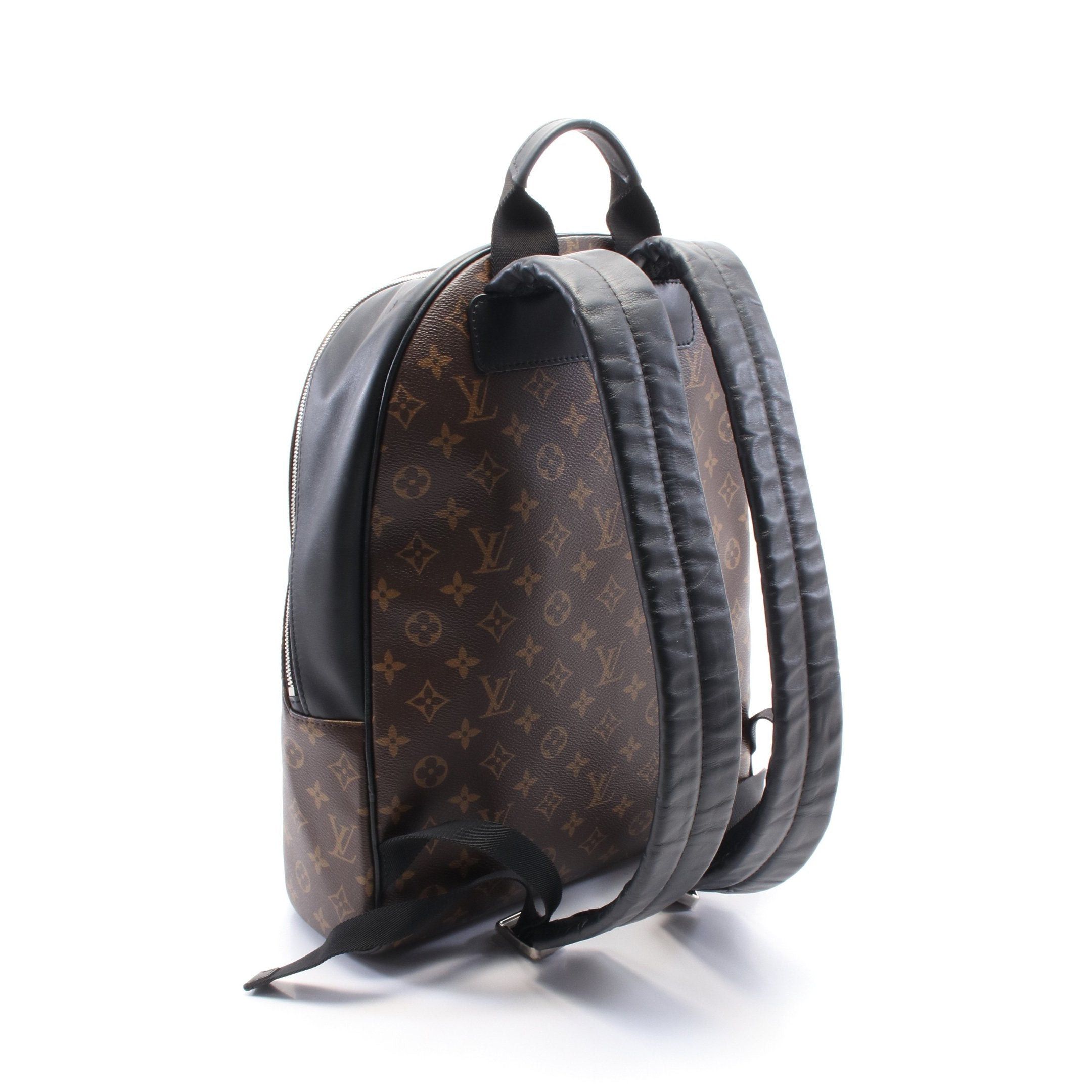 Louis Vuitton Louis Vuitton Josh Nv Monogram Macassar Backpack Rucksack Leather Brown Black Size ONE SIZE - 2 Thumbnail