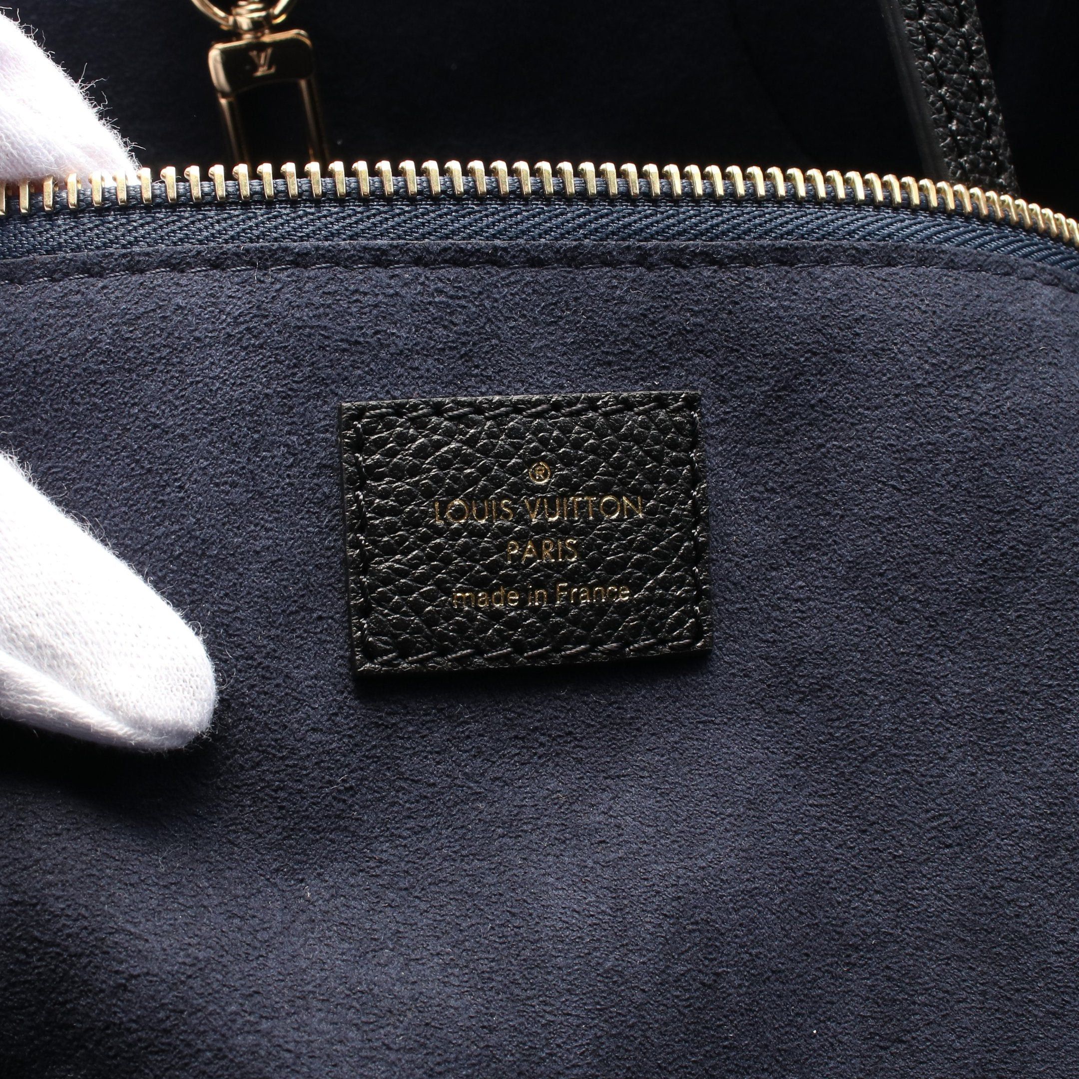 Louis Vuitton Louis Vuitton Neverfull Mm Monogram Empreinte Noir Shoulder Bag Tote Leather Black Size ONE SIZE - 4 Thumbnail