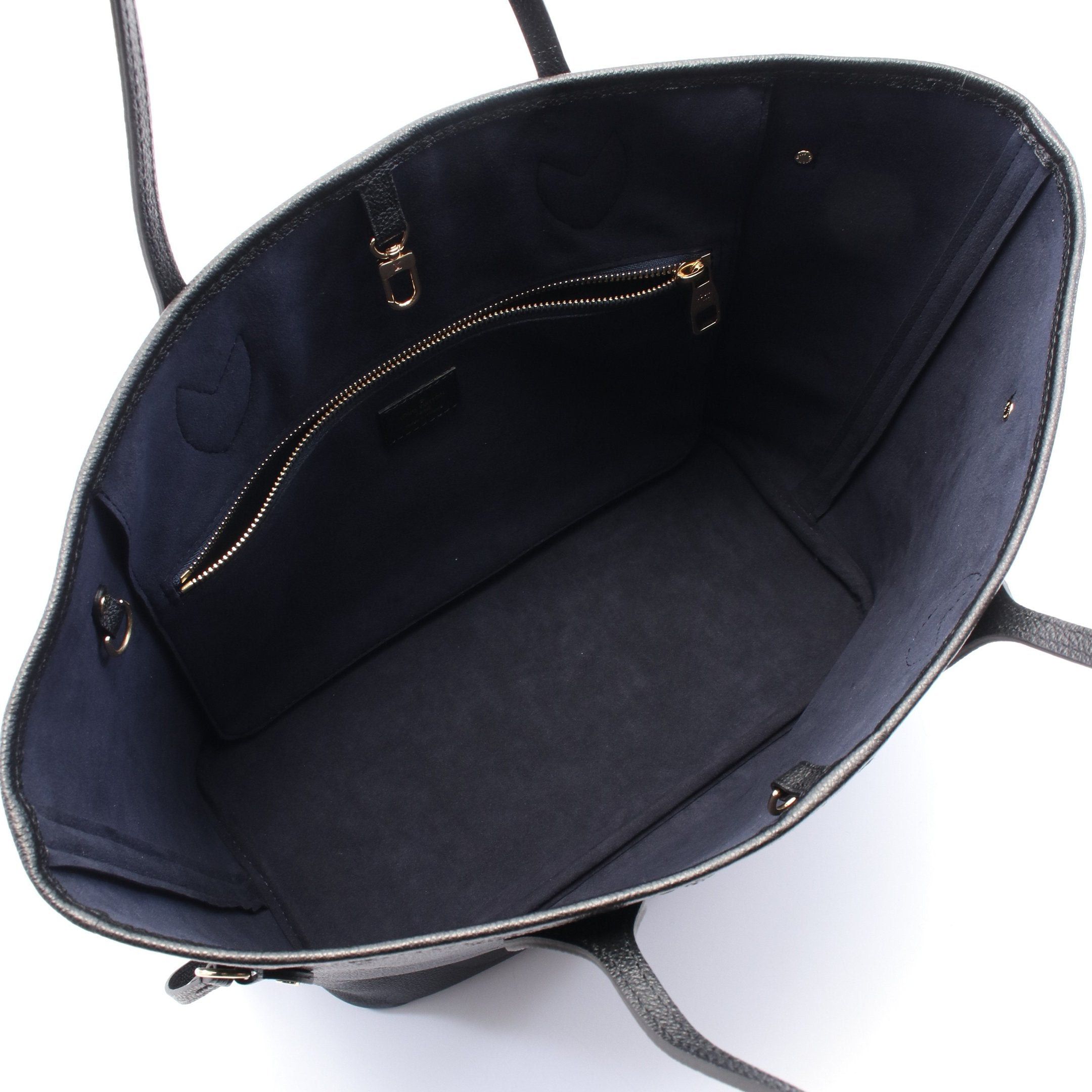Louis Vuitton Louis Vuitton Neverfull Mm Monogram Empreinte Noir Shoulder Bag Tote Leather Black Size ONE SIZE - 3 Thumbnail
