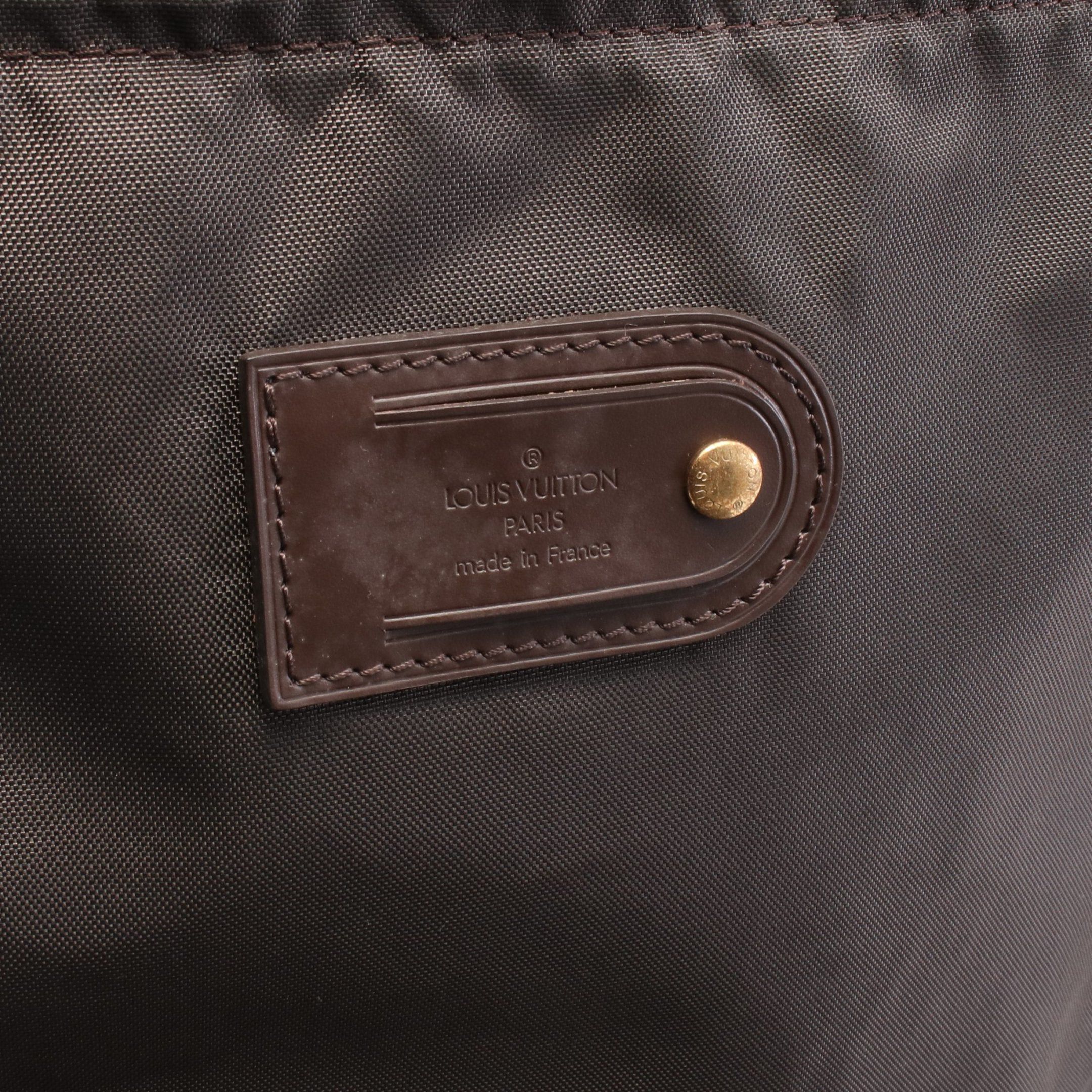 Louis Vuitton Louis Vuitton Pegas 45 Damier Ebene Carry Case Suitcase Leather Brown Size ONE SIZE - 4 Thumbnail