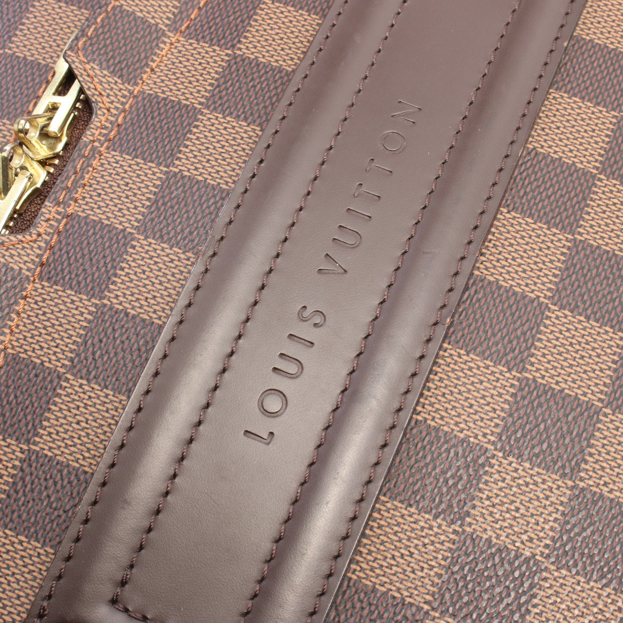 Louis Vuitton Louis Vuitton Pegas 45 Damier Ebene Carry Case Suitcase Leather Brown Size ONE SIZE - 9 Thumbnail