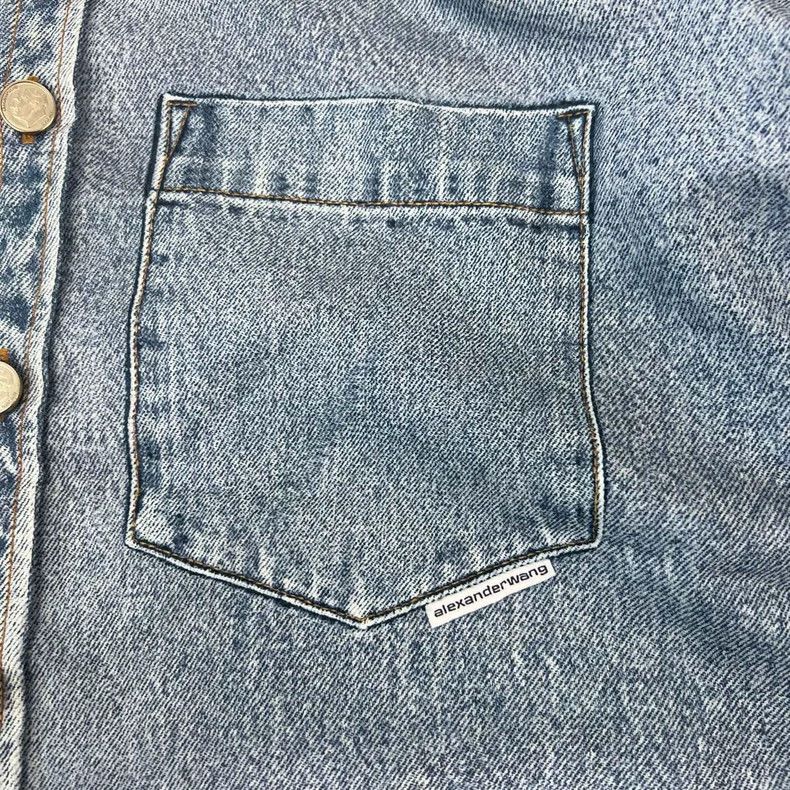 Alexander Wang Alexander Wang Wash Denim Shirt Jacket XS Size US XS / EU 42 / 0 - 5 Thumbnail