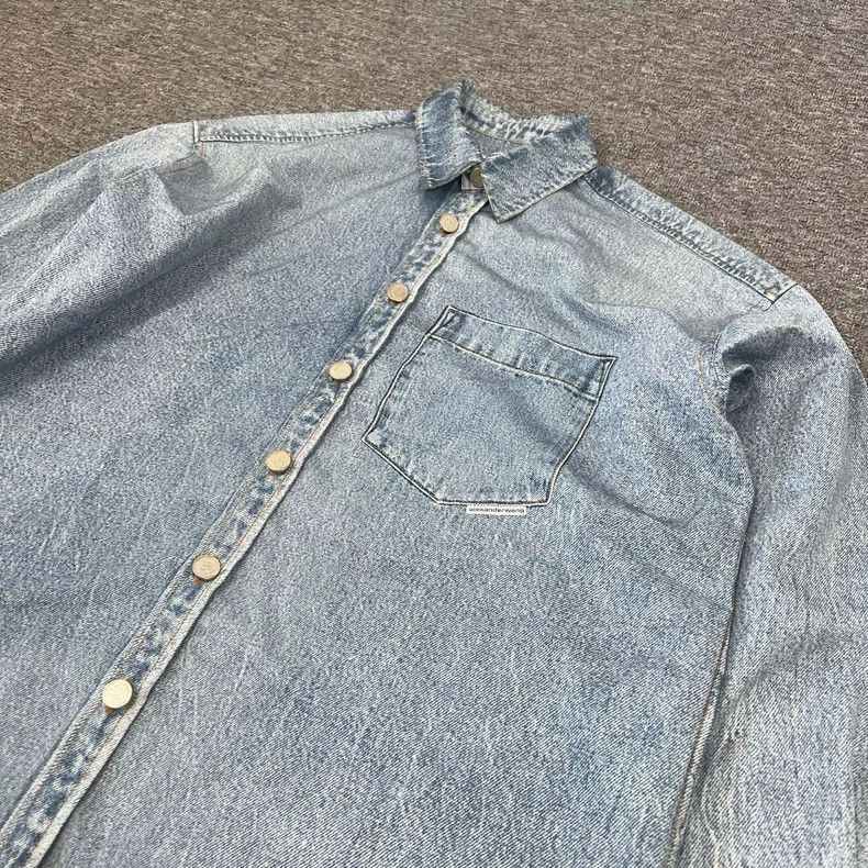 Alexander Wang Alexander Wang Wash Denim Shirt Jacket XS Size US XS / EU 42 / 0 - 4 Thumbnail