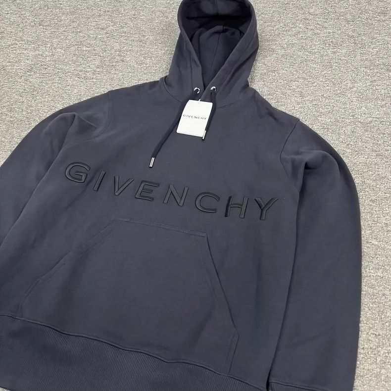 Givenchy Givenchy Embroidered Logo Hooded Sweatshirt Size US XS / EU 42 / 0 - 2 Thumbnail