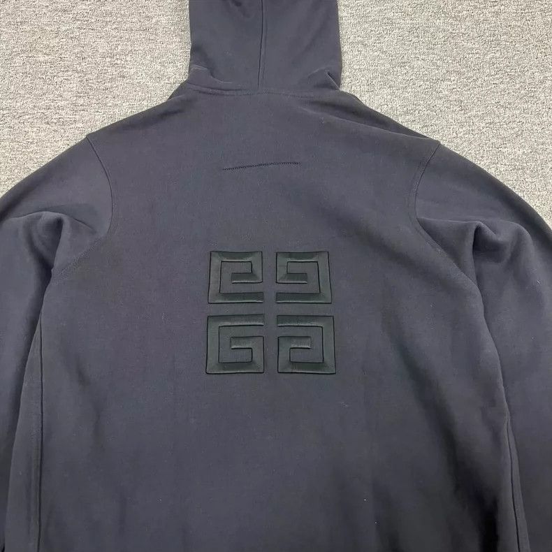 Givenchy Givenchy Embroidered Logo Hooded Sweatshirt Size US XS / EU 42 / 0 - 3 Thumbnail
