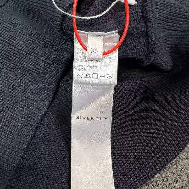 Givenchy Givenchy Embroidered Logo Hooded Sweatshirt Size US XS / EU 42 / 0 - 8 Thumbnail