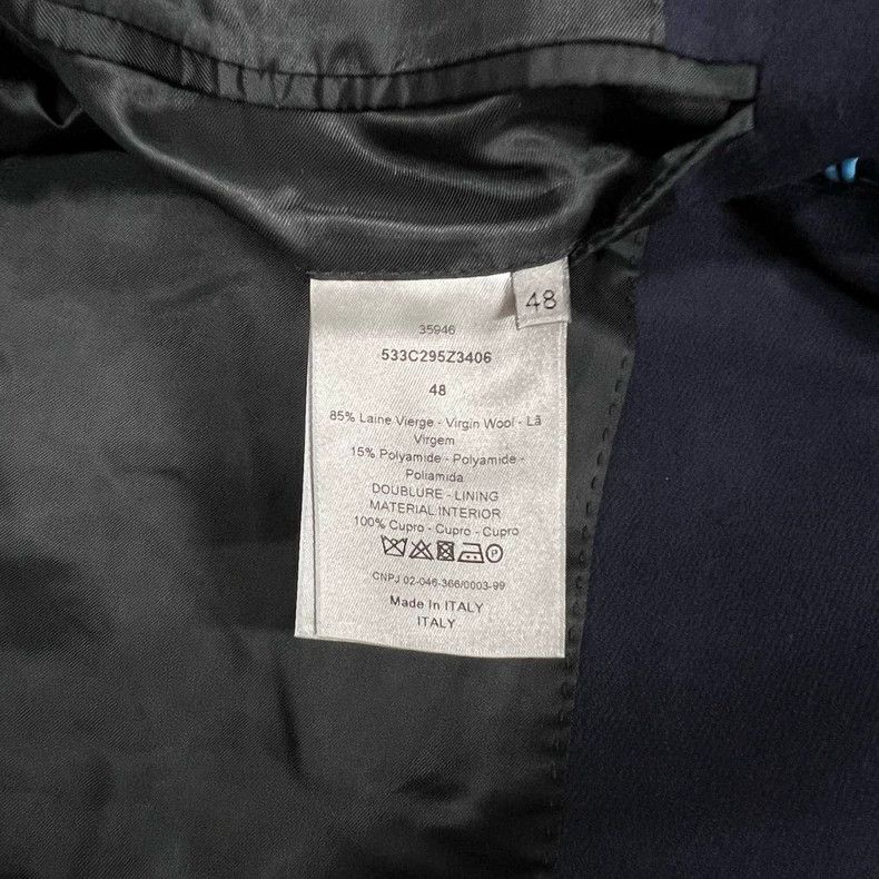 Dior Dior Wool Suit Jacket with Triangle Pocket Size US M / EU 48-50 / 2 - 5 Thumbnail