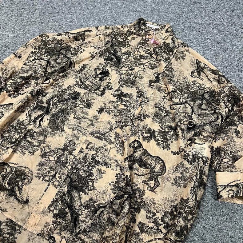 Dior Dior Jungle Animal Series Loose Shirt Size US XS / EU 42 / 0 - 4 Thumbnail