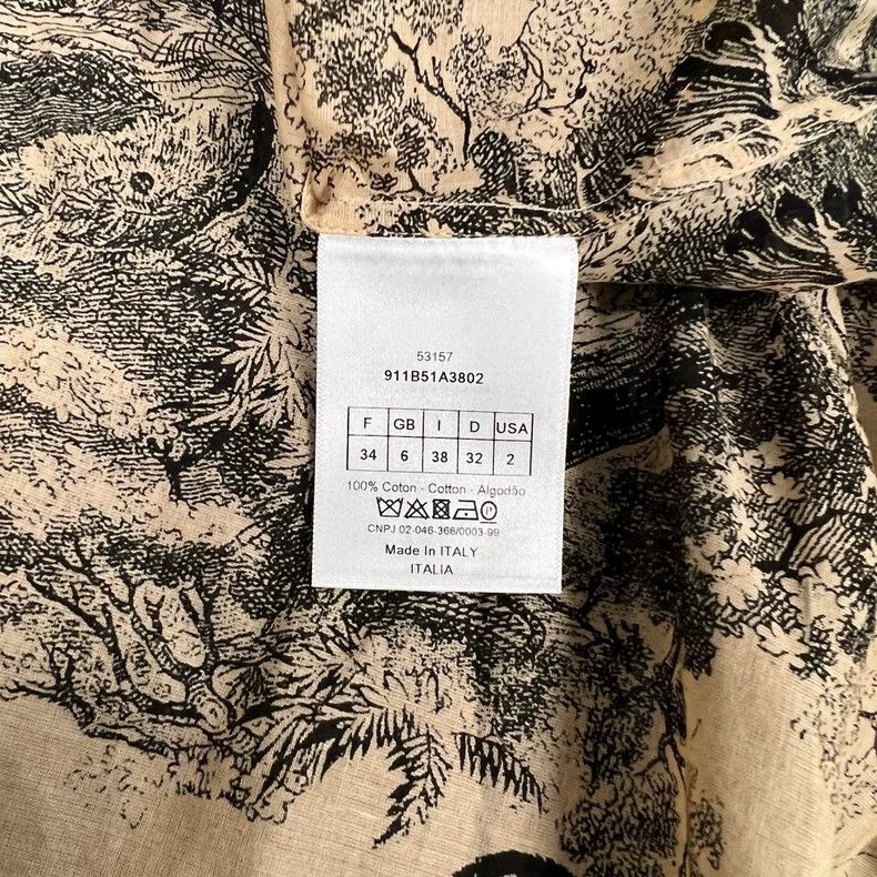 Dior Dior Jungle Animal Series Loose Shirt Size US XS / EU 42 / 0 - 7 Thumbnail