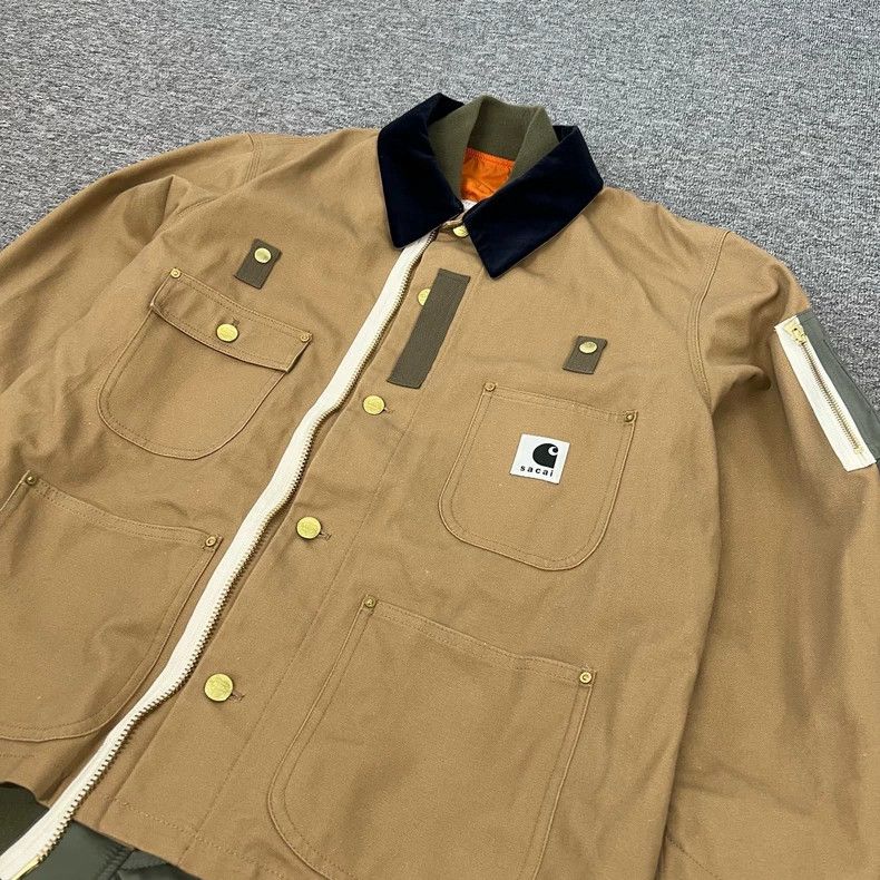 Sacai Carhartt x Sacai Collaboration Jacket Size US M / EU 48-50 / 2 - 2 Thumbnail