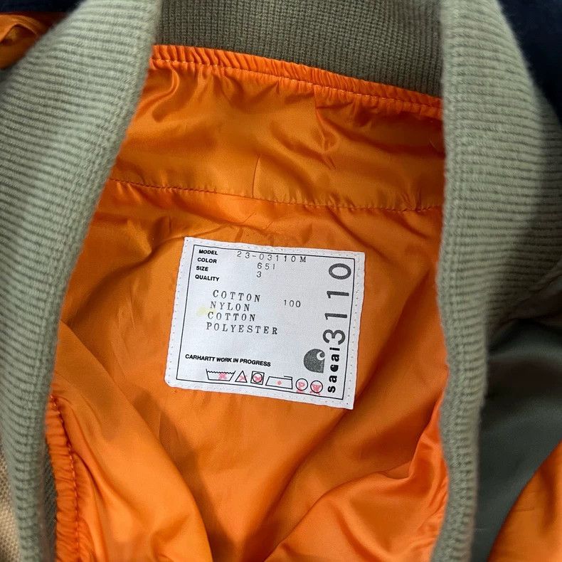 Sacai Carhartt x Sacai Collaboration Jacket Size US M / EU 48-50 / 2 - 5 Thumbnail