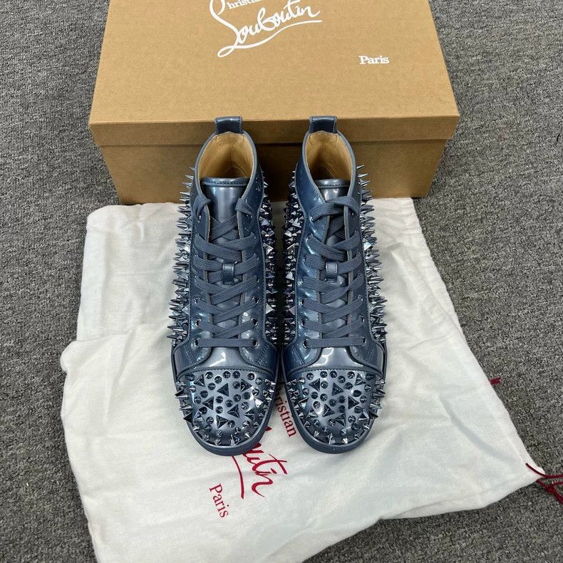 Christian Louboutin Christian Louboutin High Top Spiked Shoes Size US 9.5 / EU 42-43 - 3 Thumbnail
