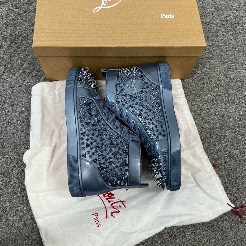 Christian Louboutin Christian Louboutin High Top Spiked Shoes Size US 9.5 / EU 42-43 - 4 Thumbnail