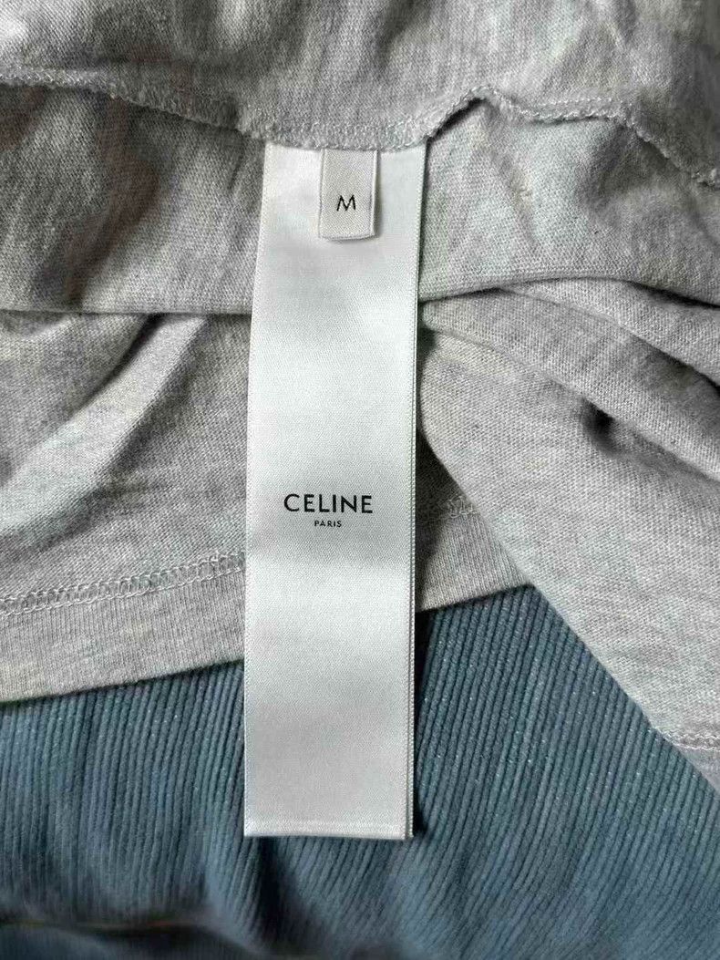 Celine Celine Paris 16 Short Sleeve Gray Shirt Size US M / EU 48-50 / 2 - 3 Thumbnail