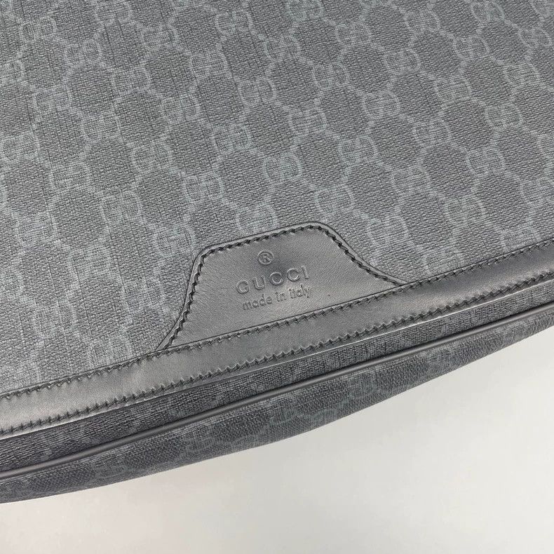 Gucci Gucci Classic Black Messenger Crossbody Bag Size ONE SIZE - 6 Thumbnail
